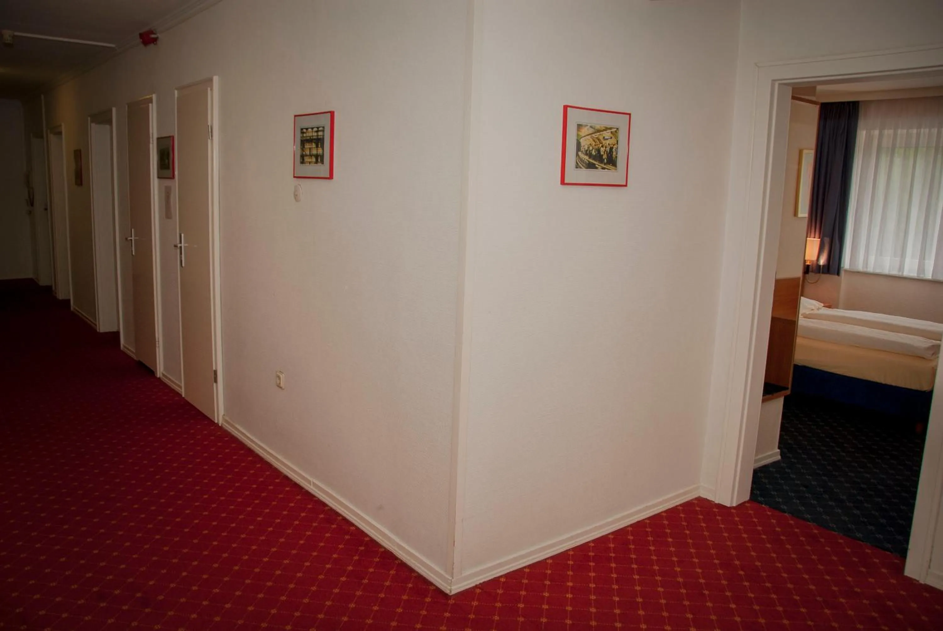 Decorative detail, Bed in Elbbrücken Hotel