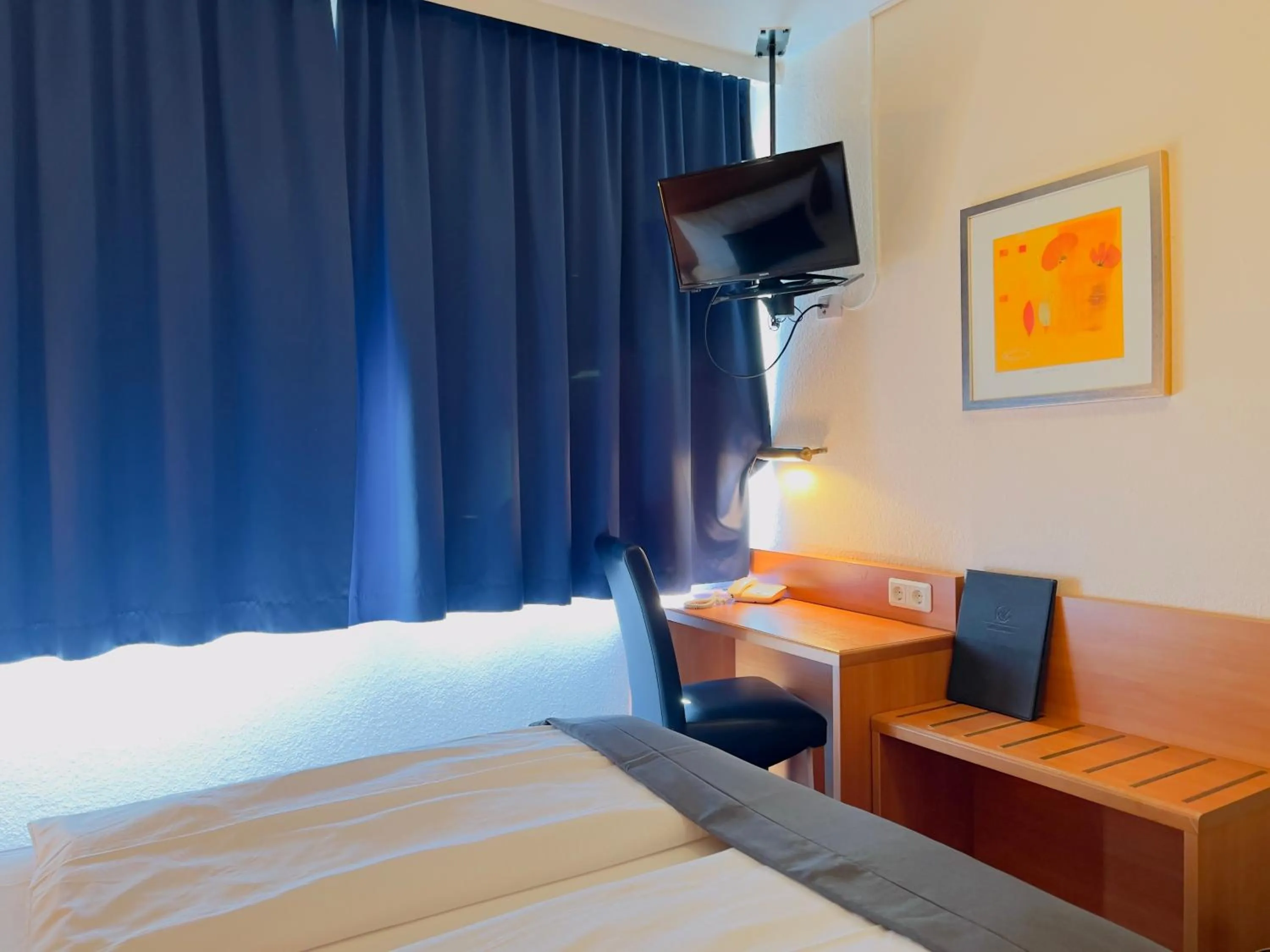 TV and multimedia, Bed in Elbbrücken Hotel