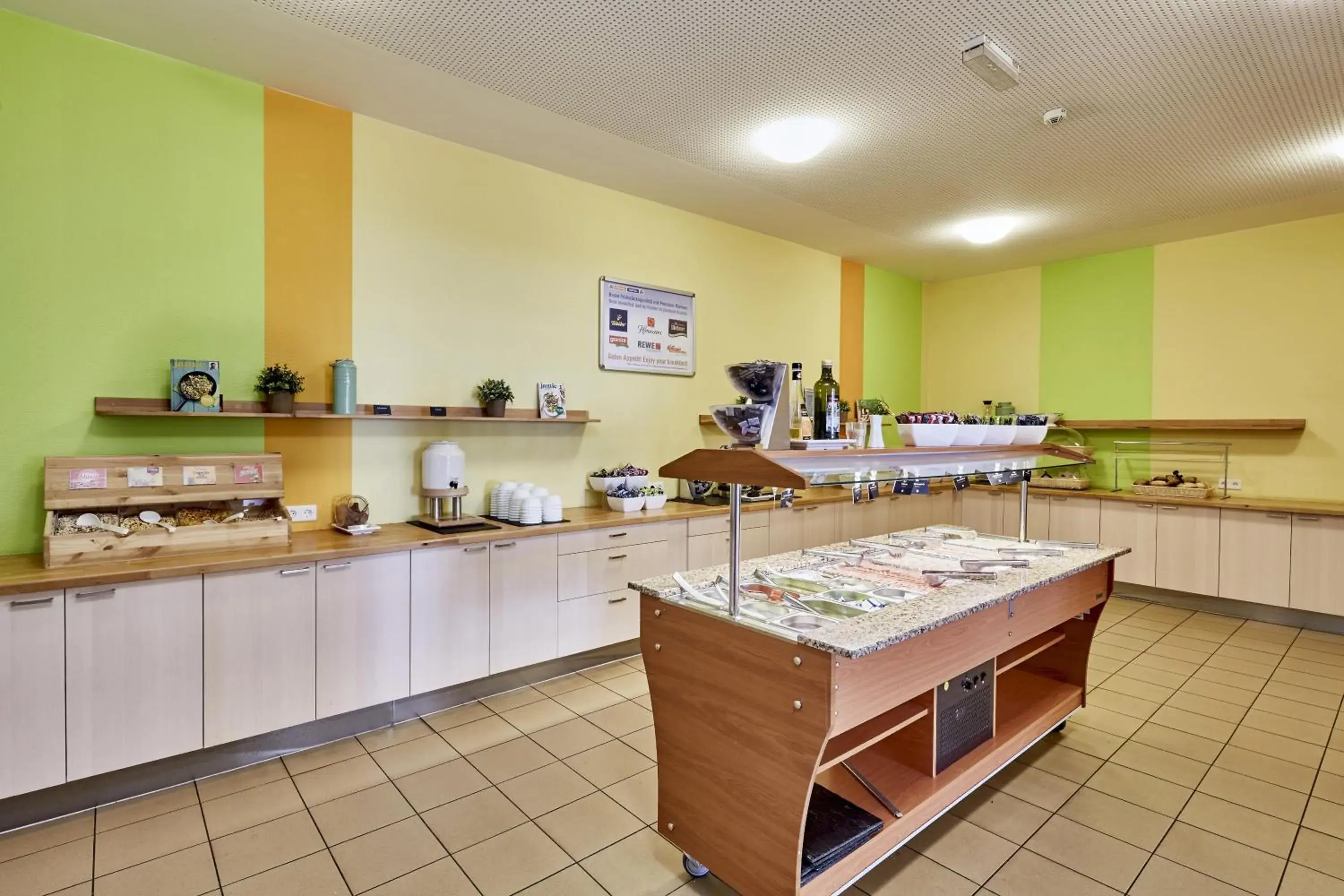 Buffet breakfast in a&o Aachen Hauptbahnhof Buffet breakfast in a&o Aachen Hauptbahnhof