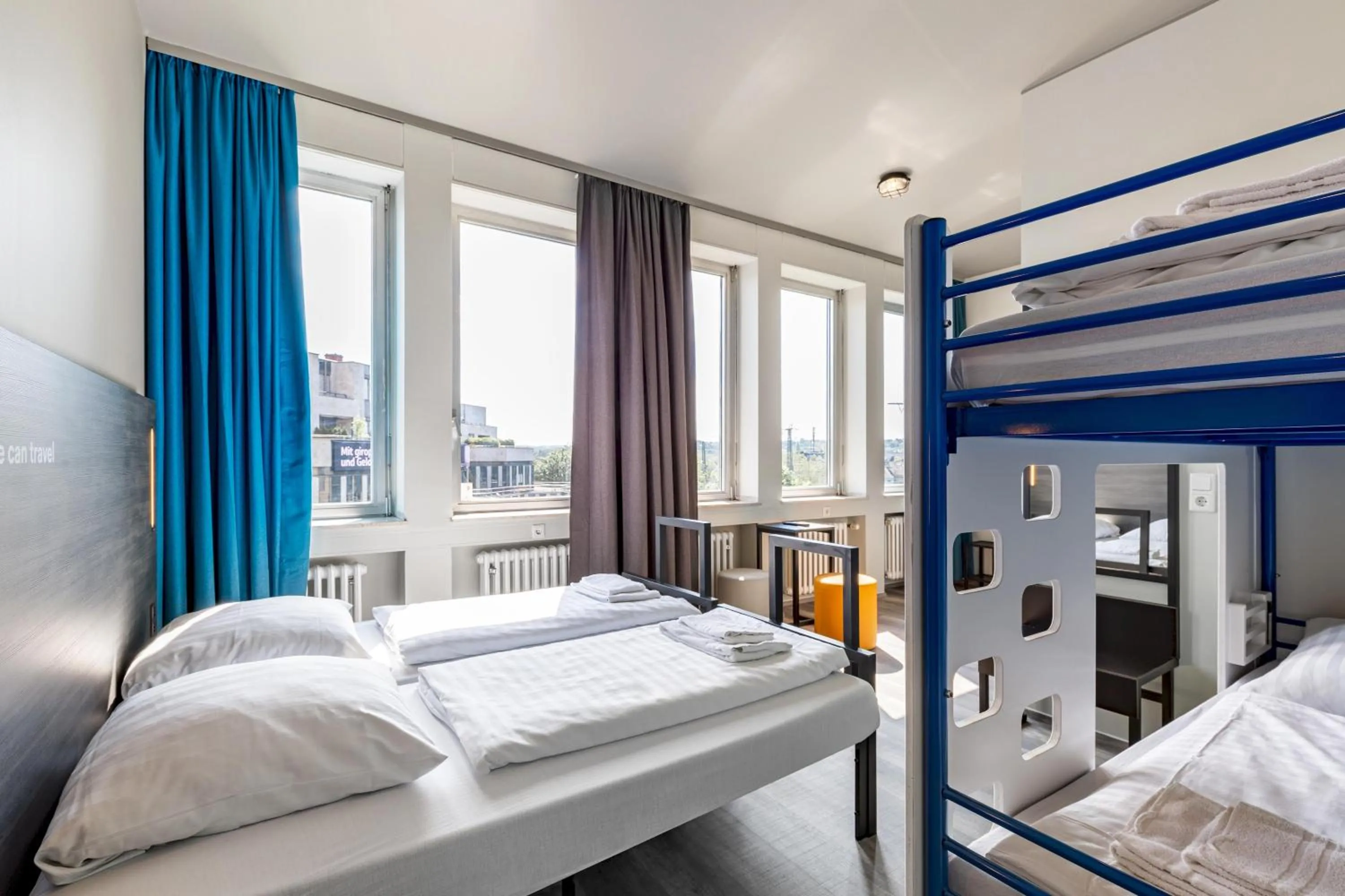Photo of the whole room, Bed in a&o Aachen Hauptbahnhof
