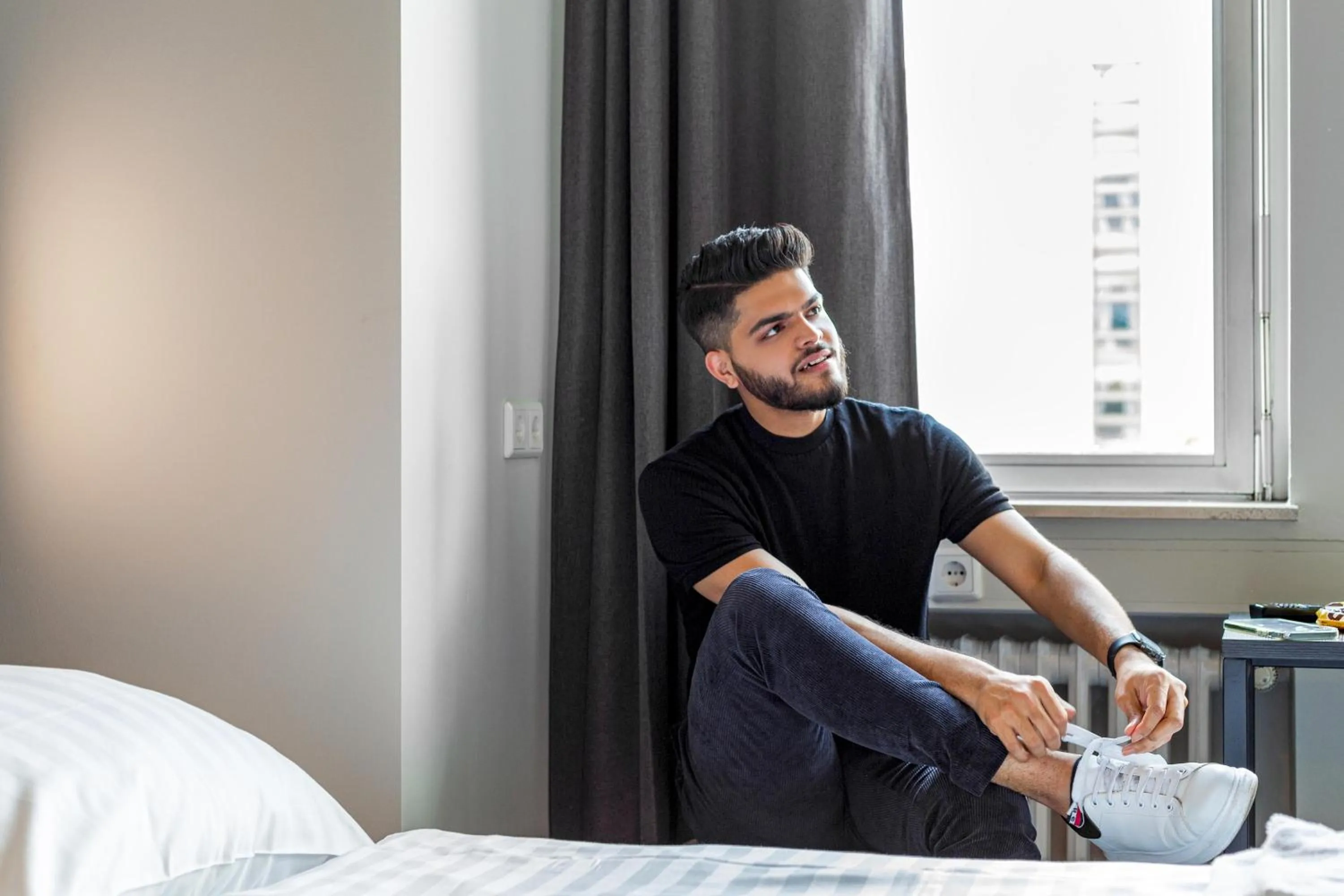 People, Bed in a&o Aachen Hauptbahnhof