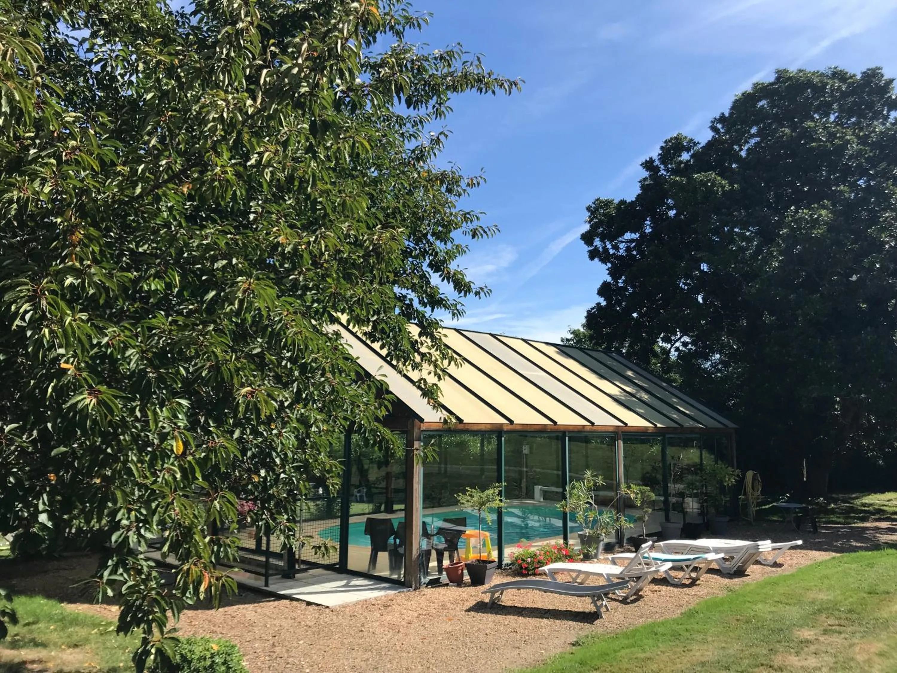 Swimming pool in Loire Valley Cottages