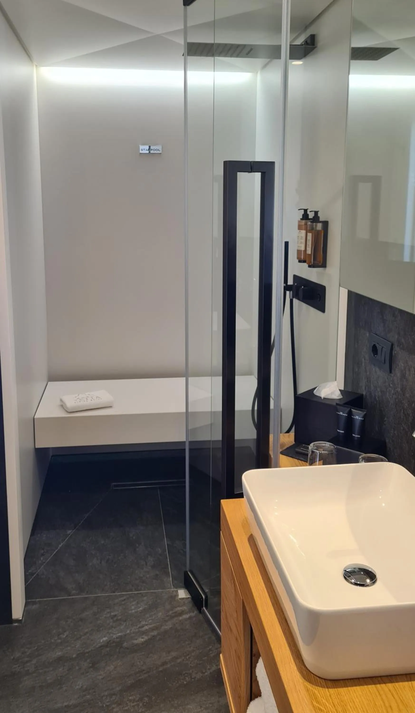 Steam room in Vetta Alpine Relax