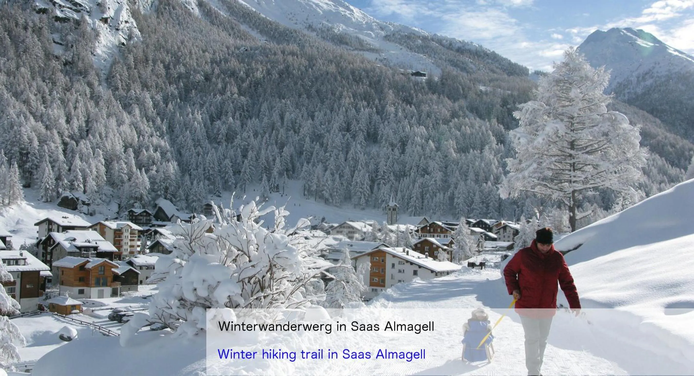 Natural landscape in Hotel Restaurant Mattmarkblick