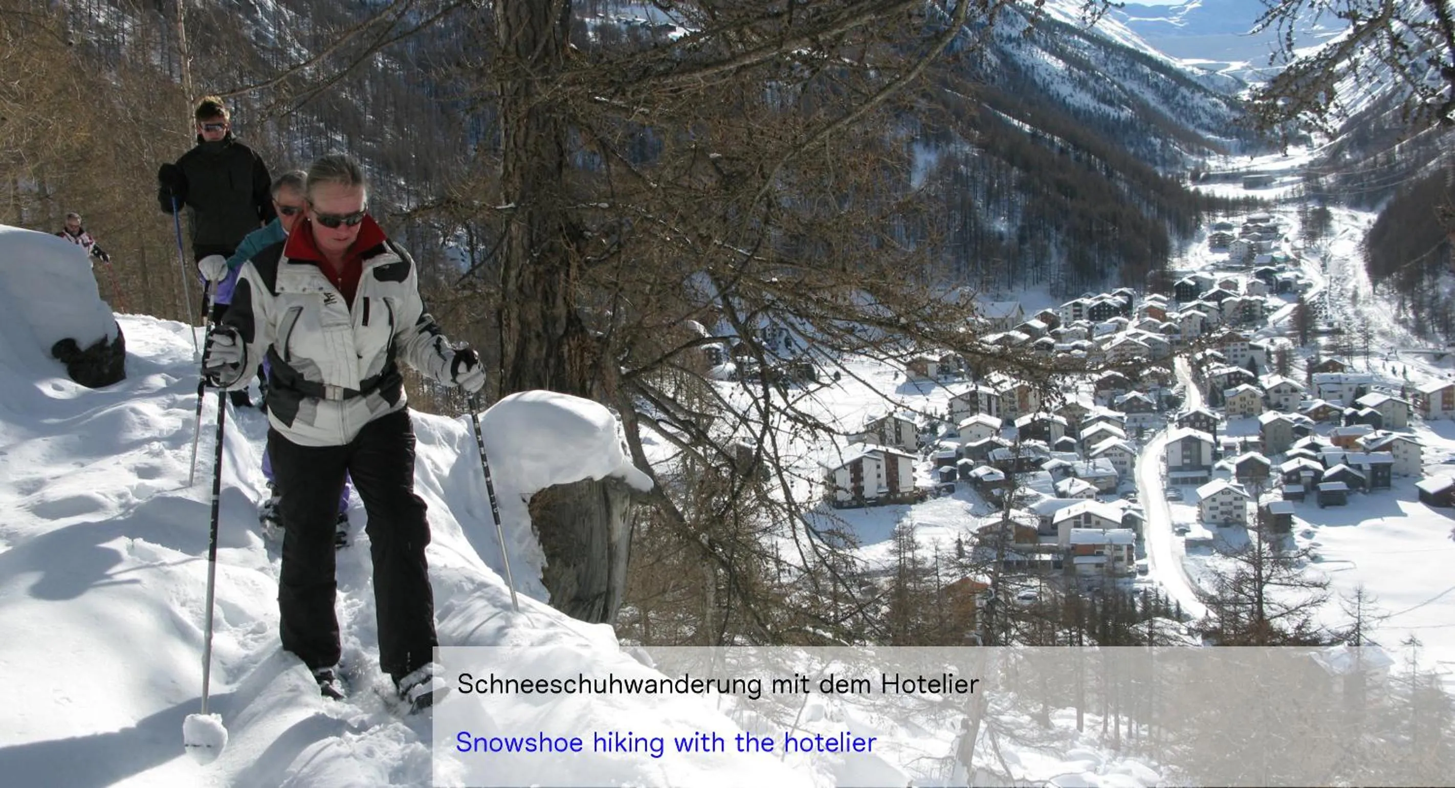 Natural landscape in Hotel Restaurant Mattmarkblick