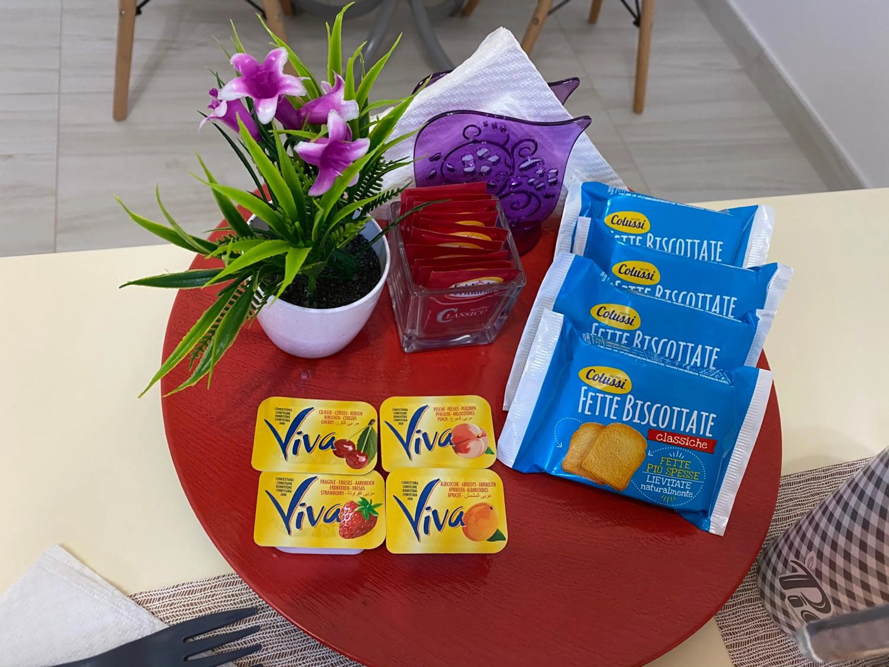 Italian breakfast in B&B Enjoy Happyness