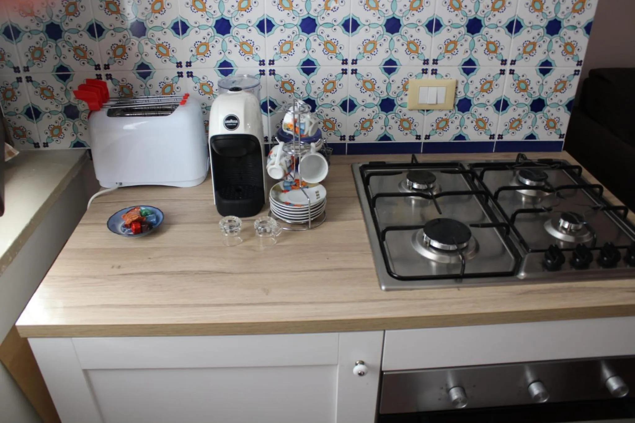 Kitchen or kitchenette in B&B Antico Casale