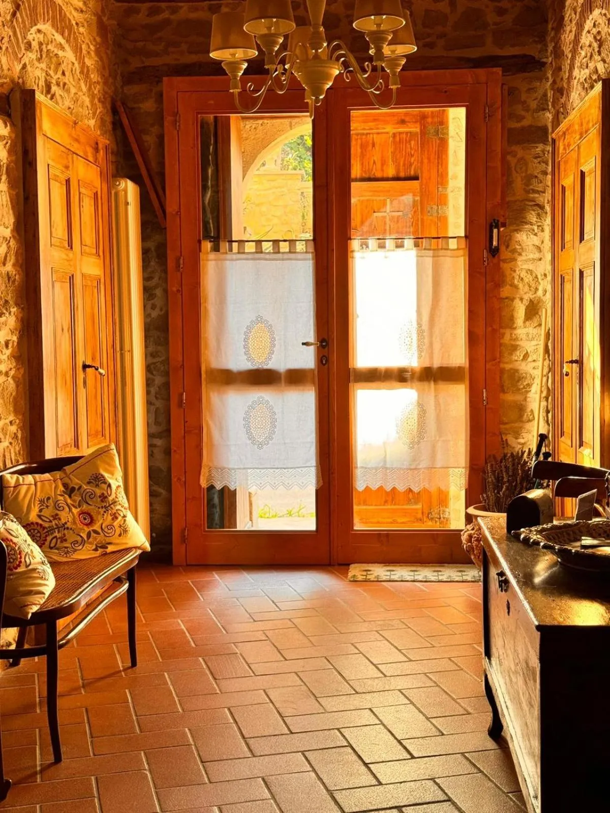 Living room in B&B Antico Casale