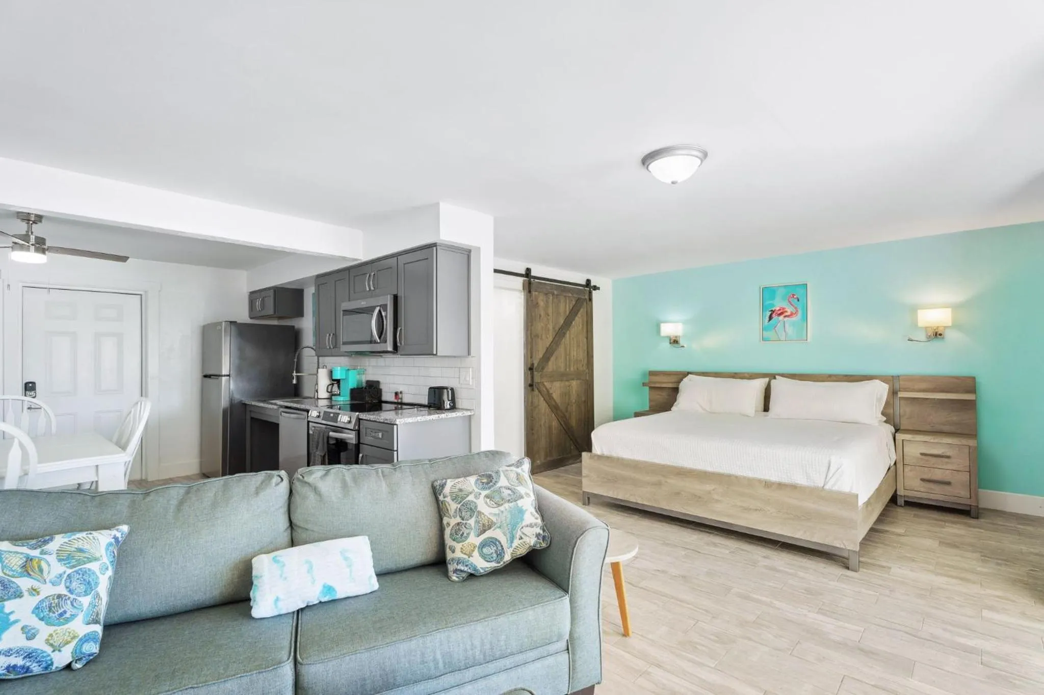 Photo of the whole room, Bed in Off the Charts Inn