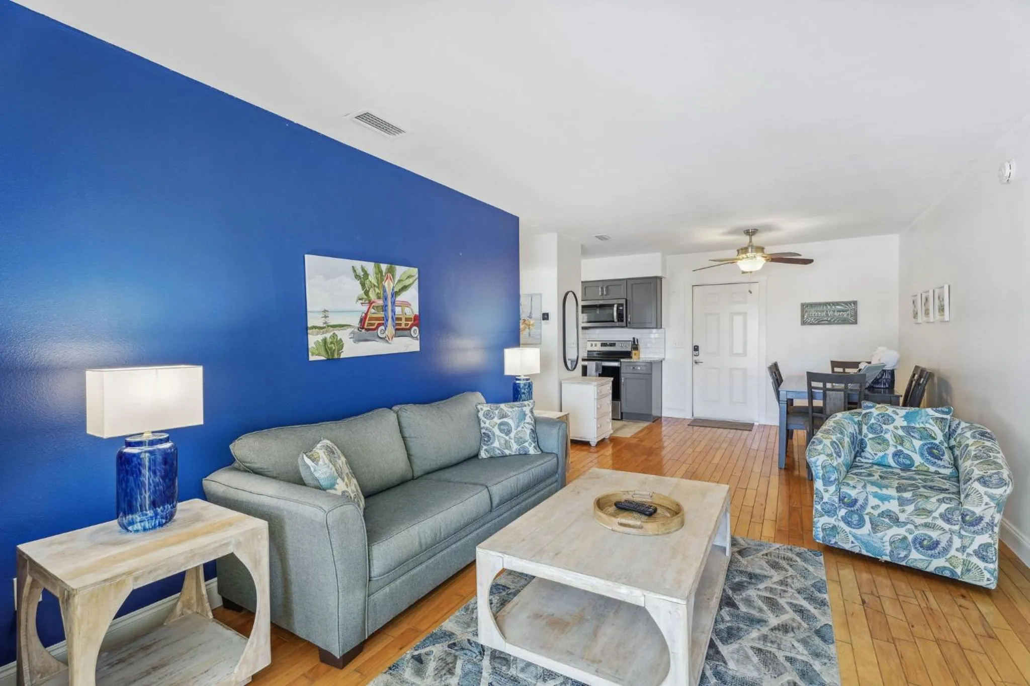 Living room in Off the Charts Inn