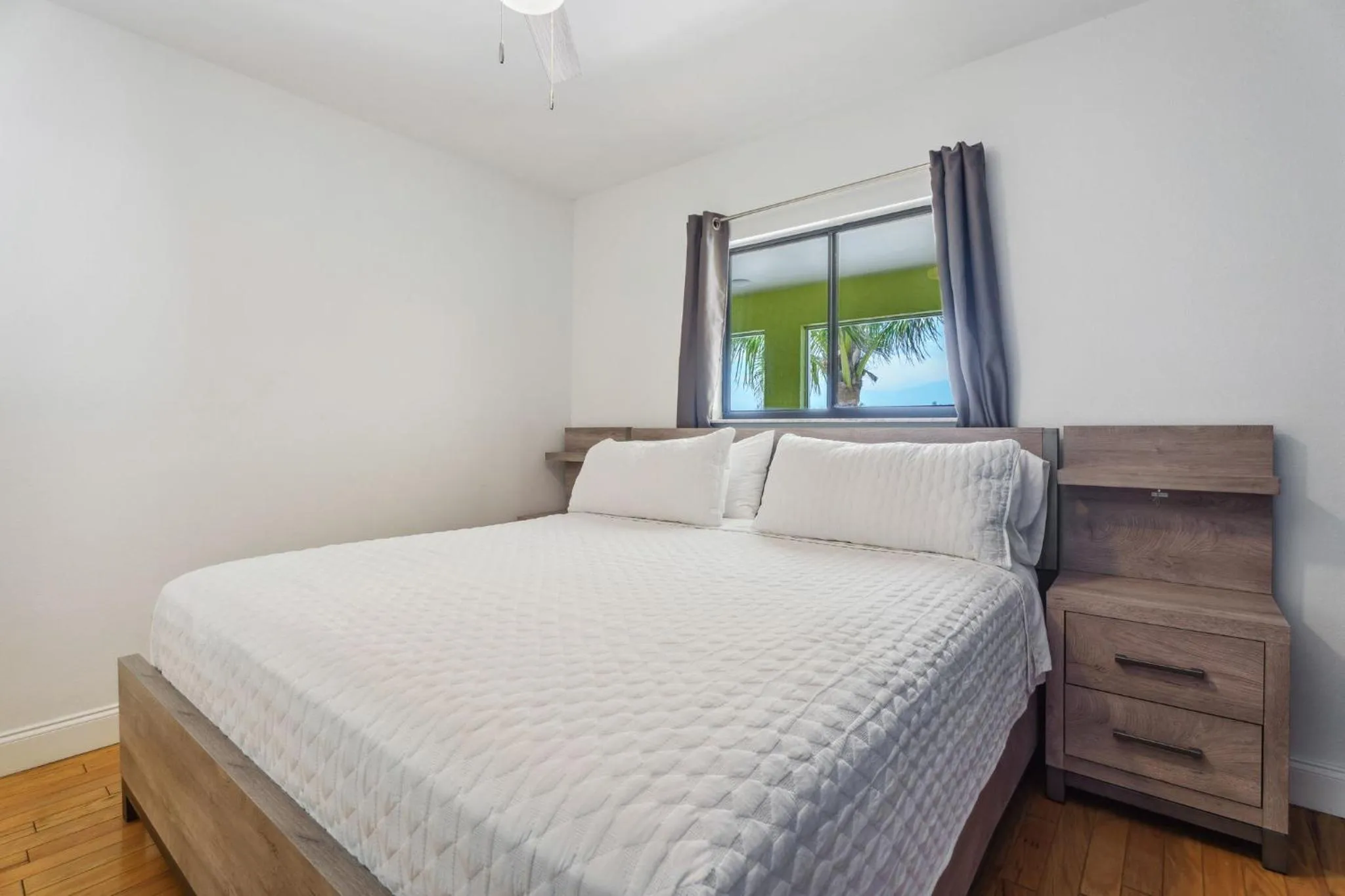 Bed in Off the Charts Inn