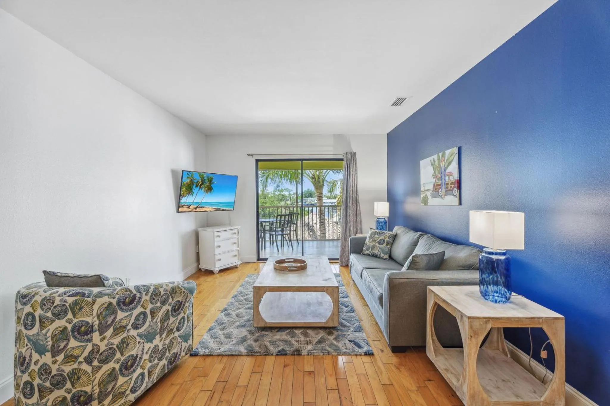 Living room in Off the Charts Inn