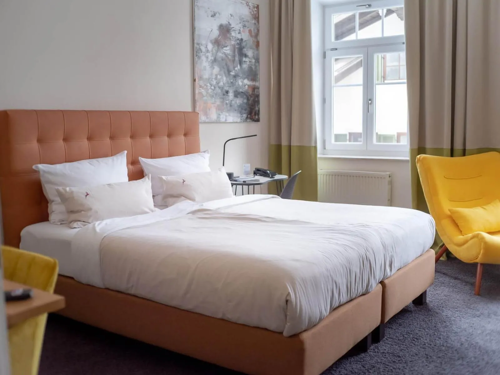 Bed in The Townhouse Ruhpolding - Individual Design & Casual Concept