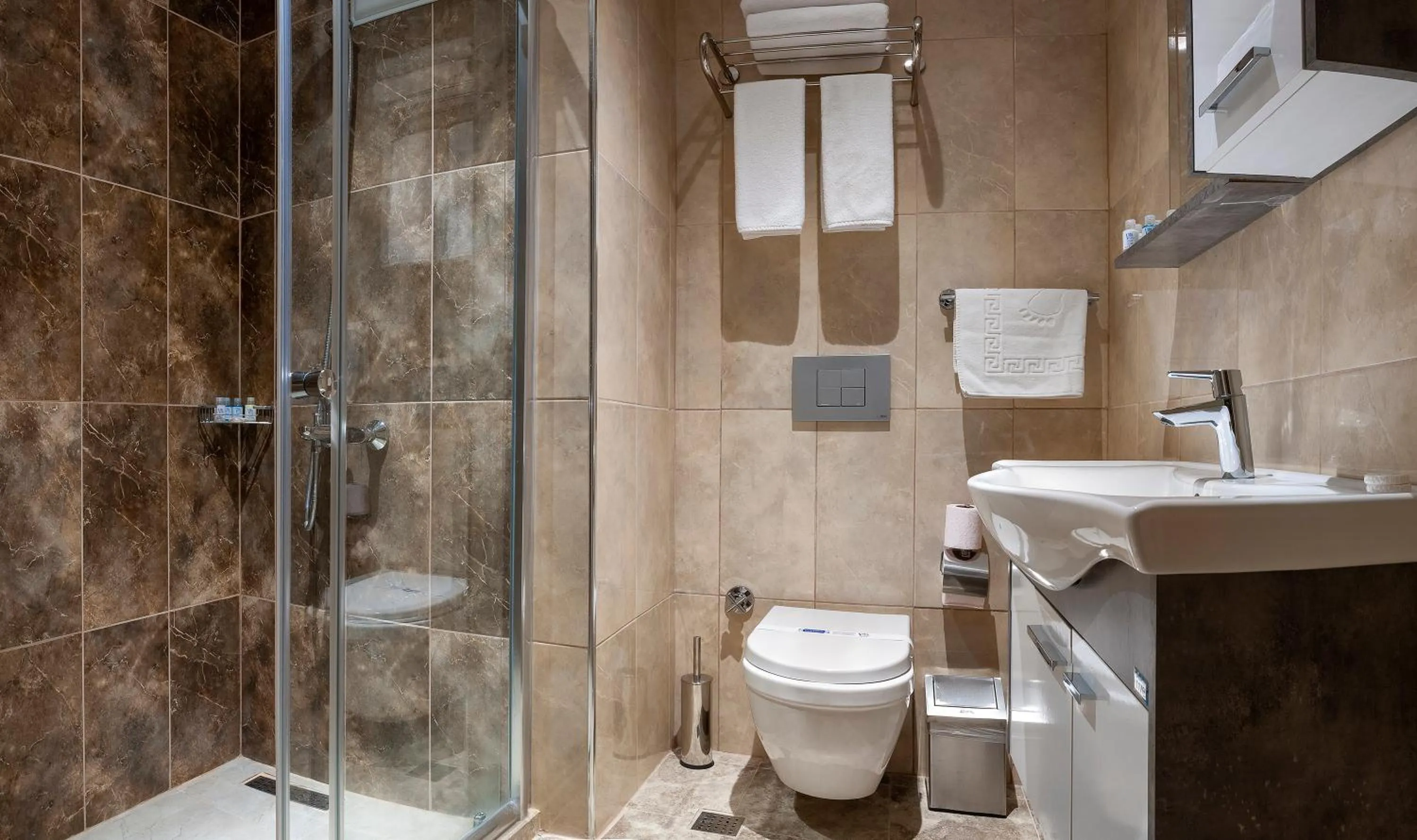 Shower in Vitabella Suites