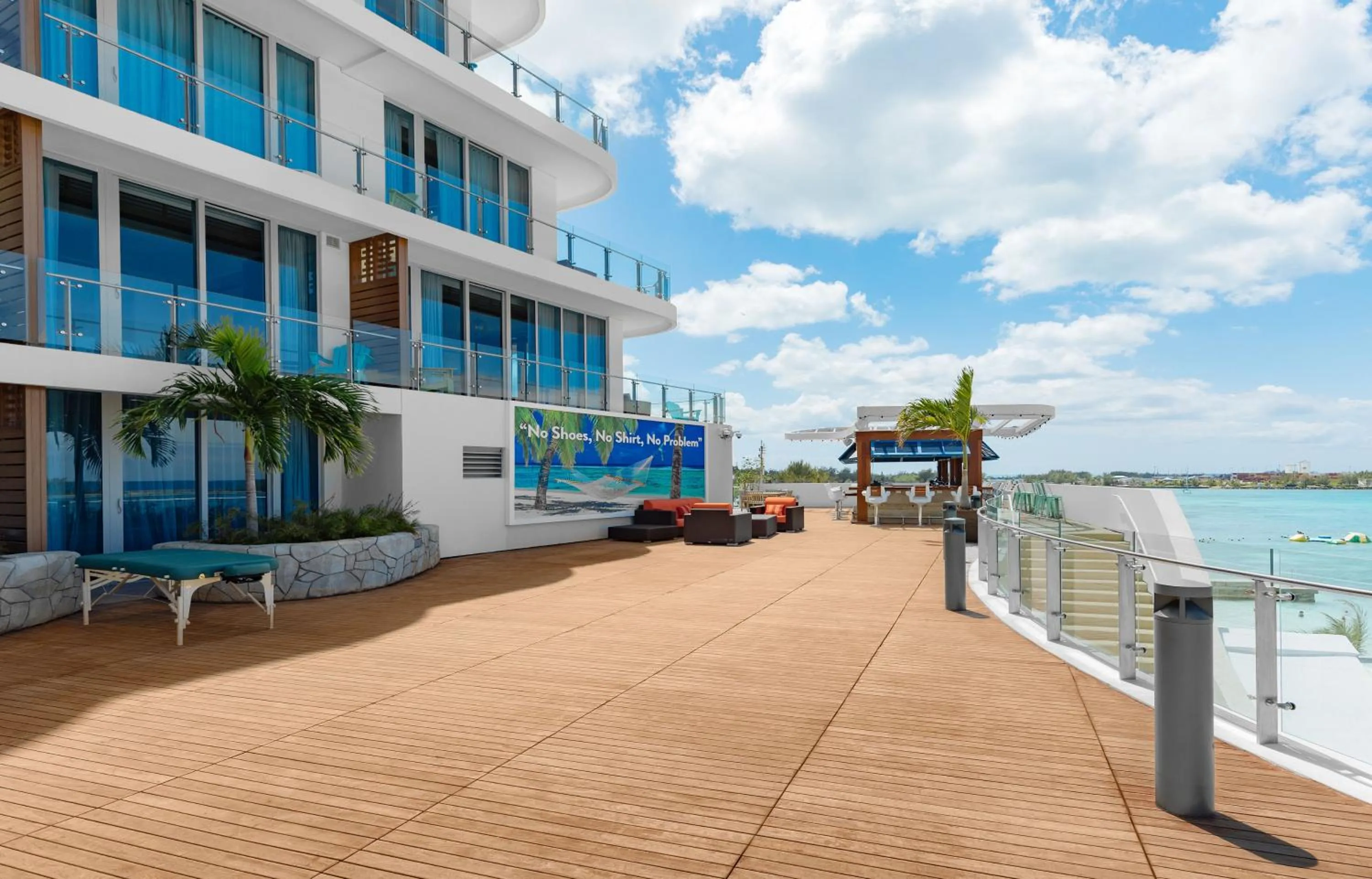 Property building in Margaritaville Beach Resort Nassau