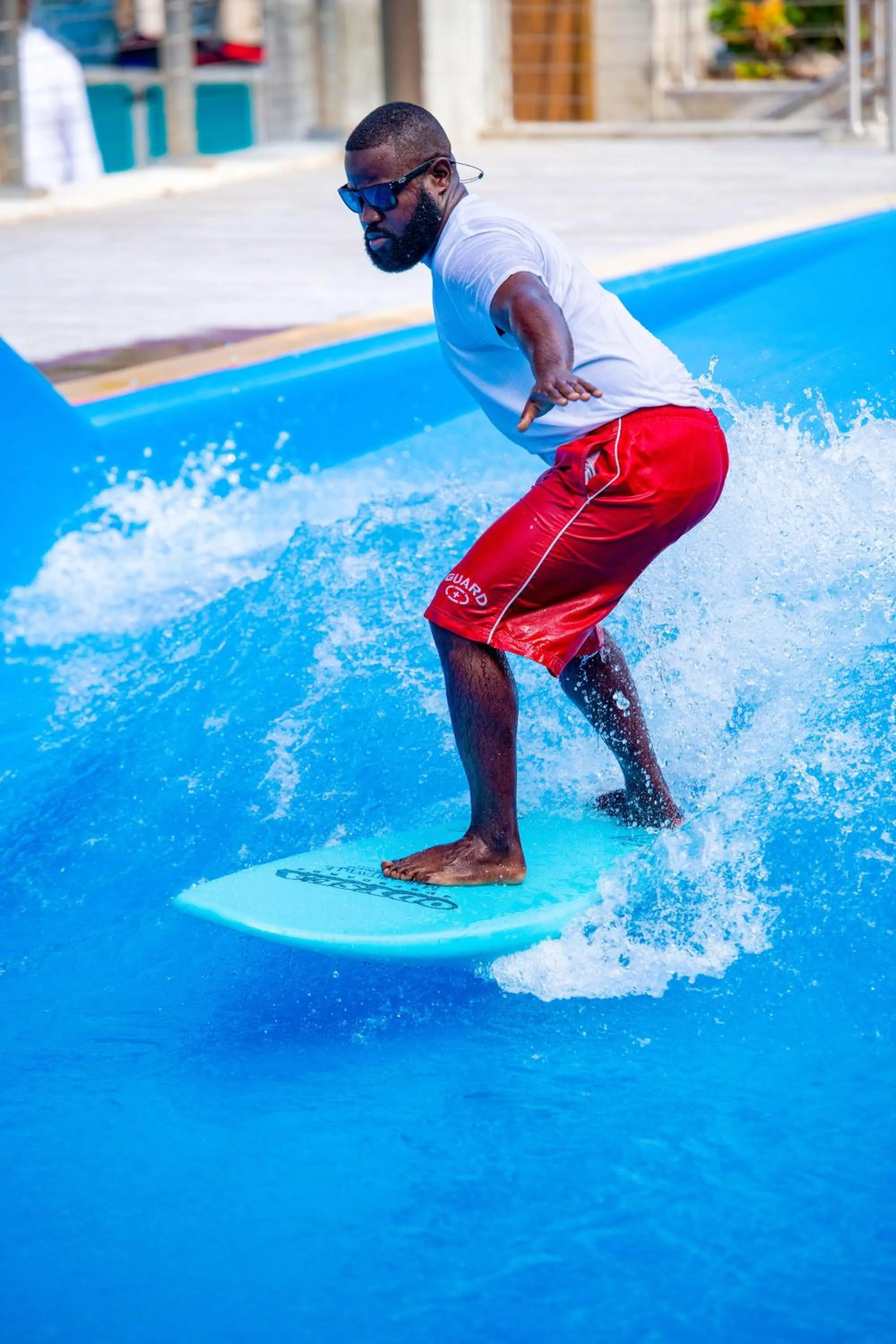 Aqua park in Margaritaville Beach Resort Nassau