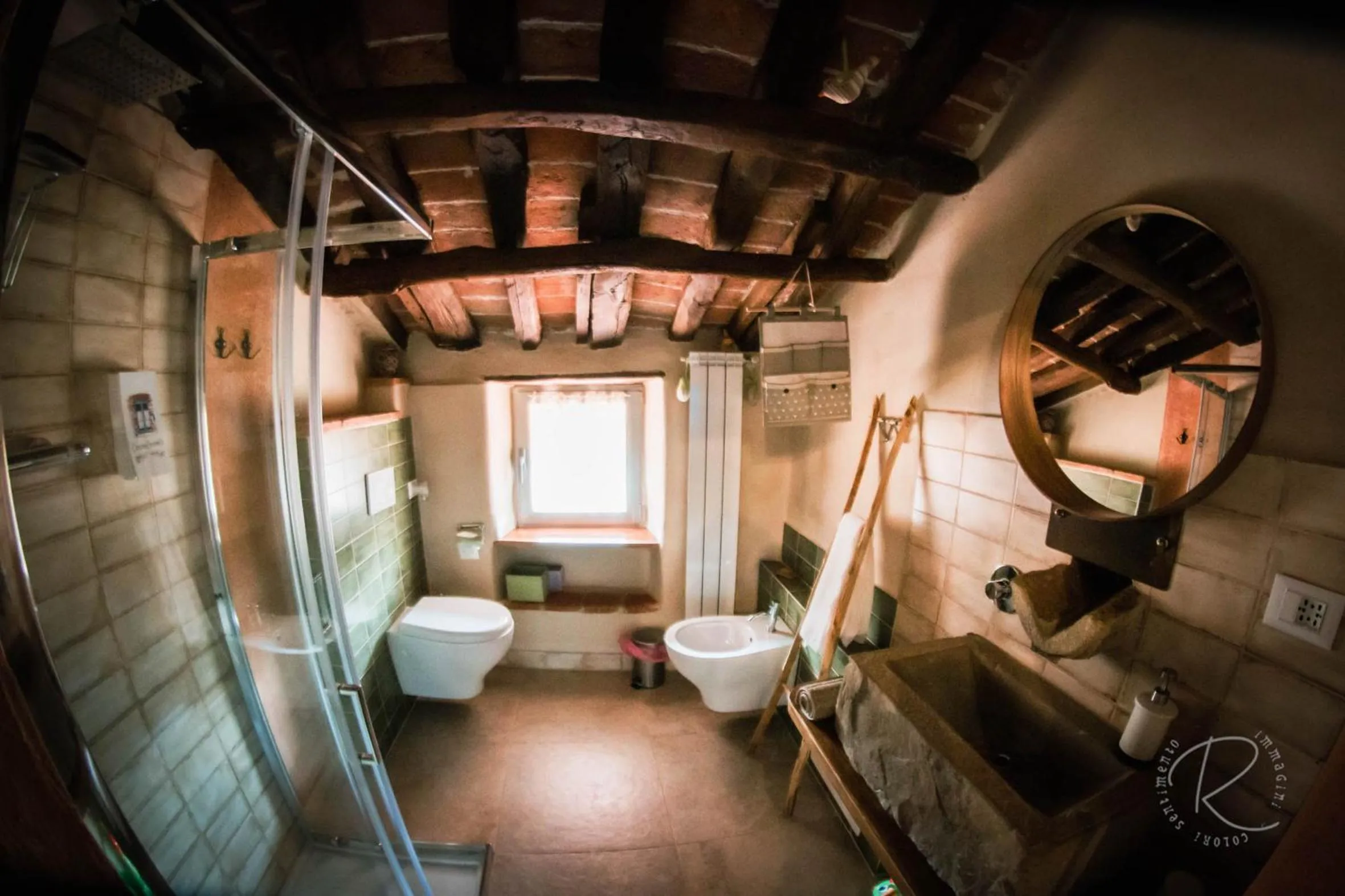 Bathroom in Cascina Boschetto