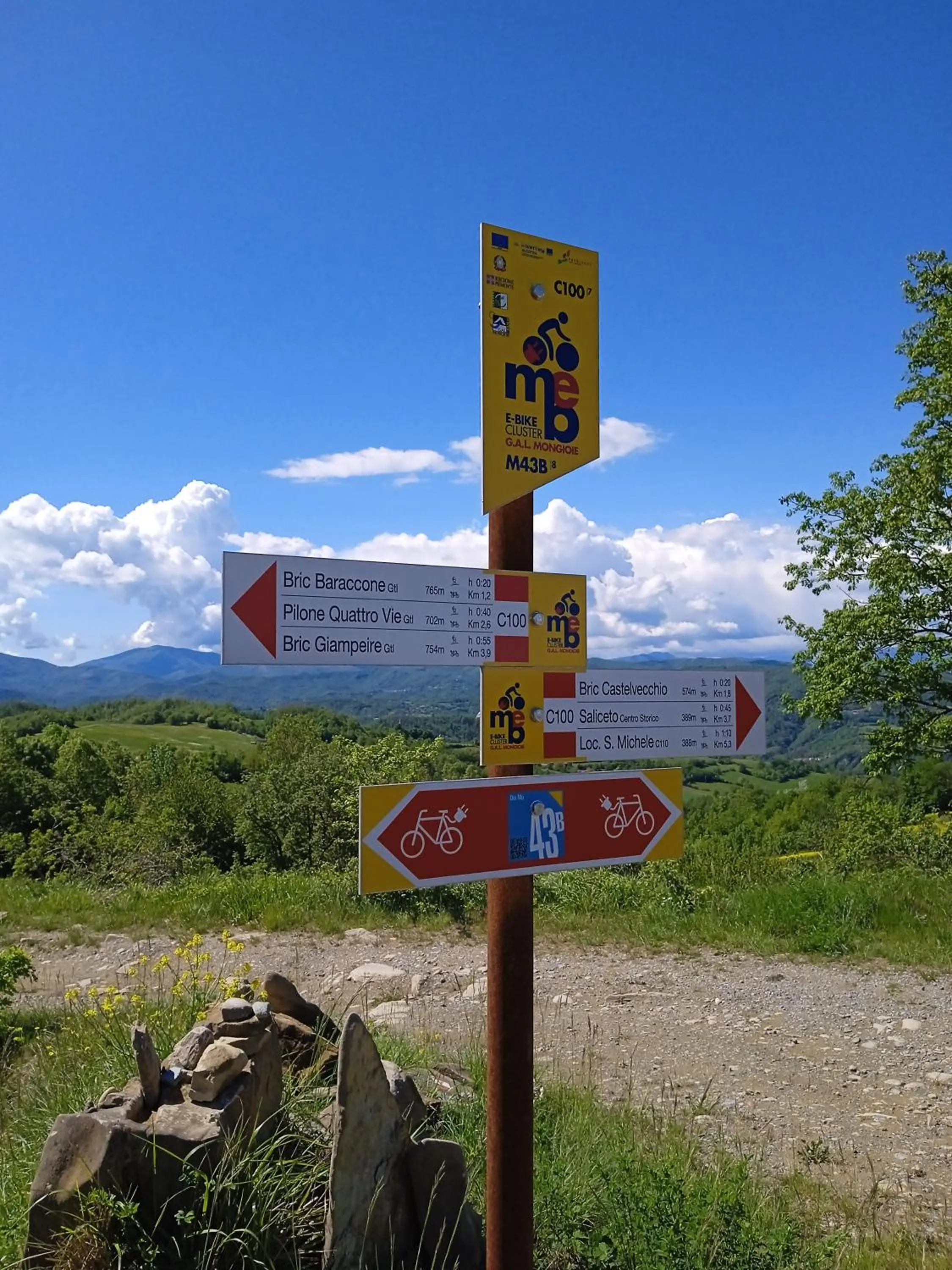 Natural landscape in Cascina Boschetto