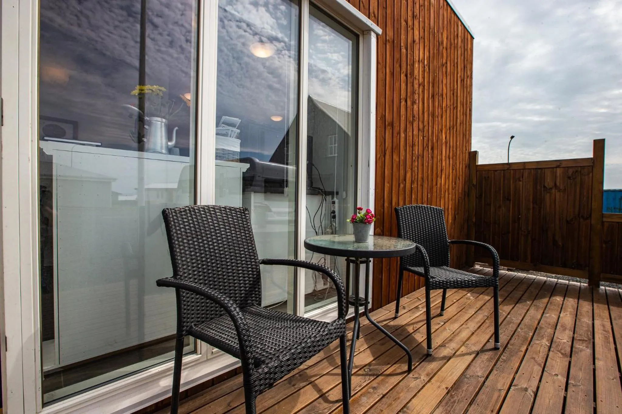 Balcony/Terrace in Cave apartment