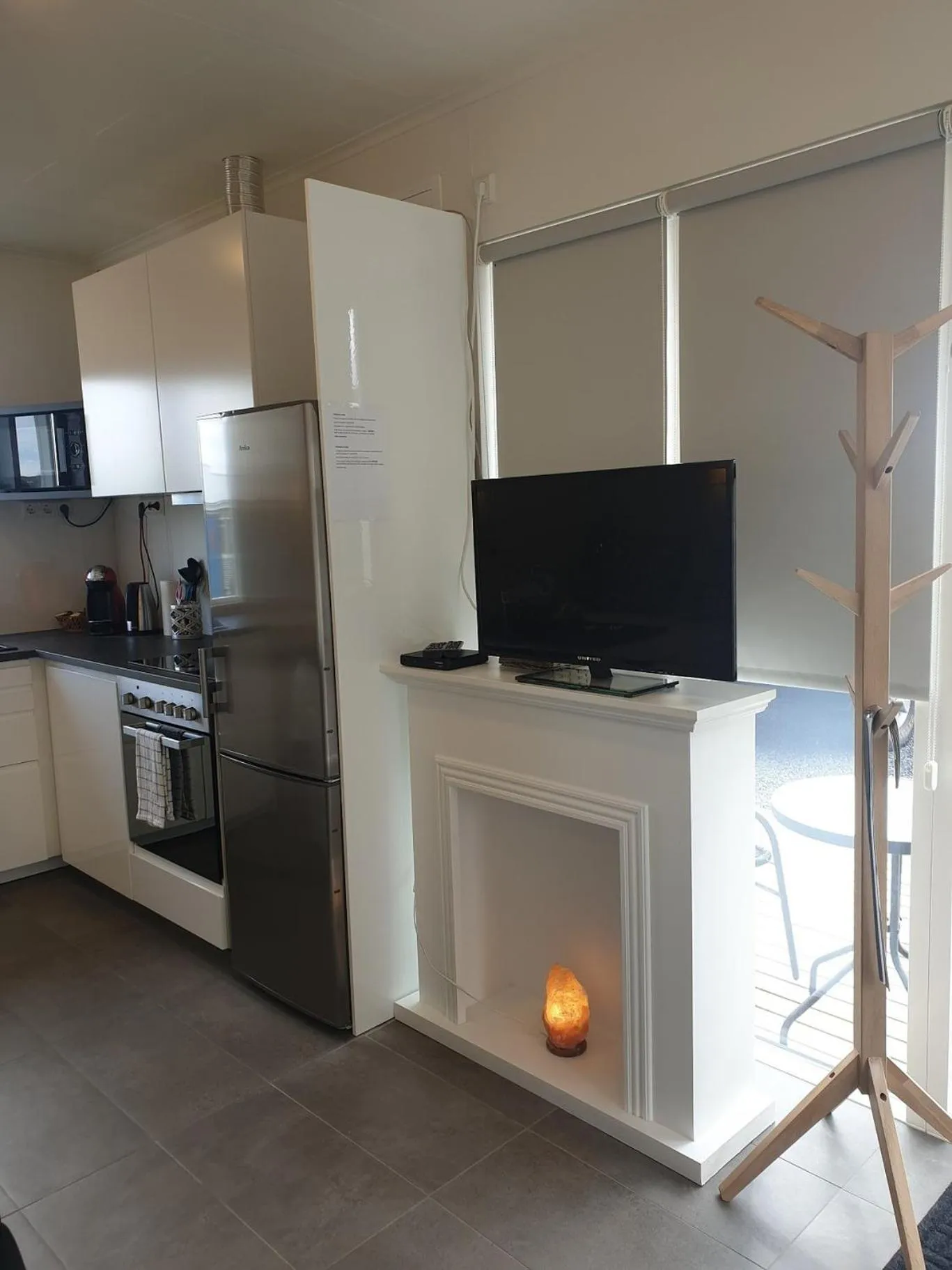 Bedroom in Cave apartment