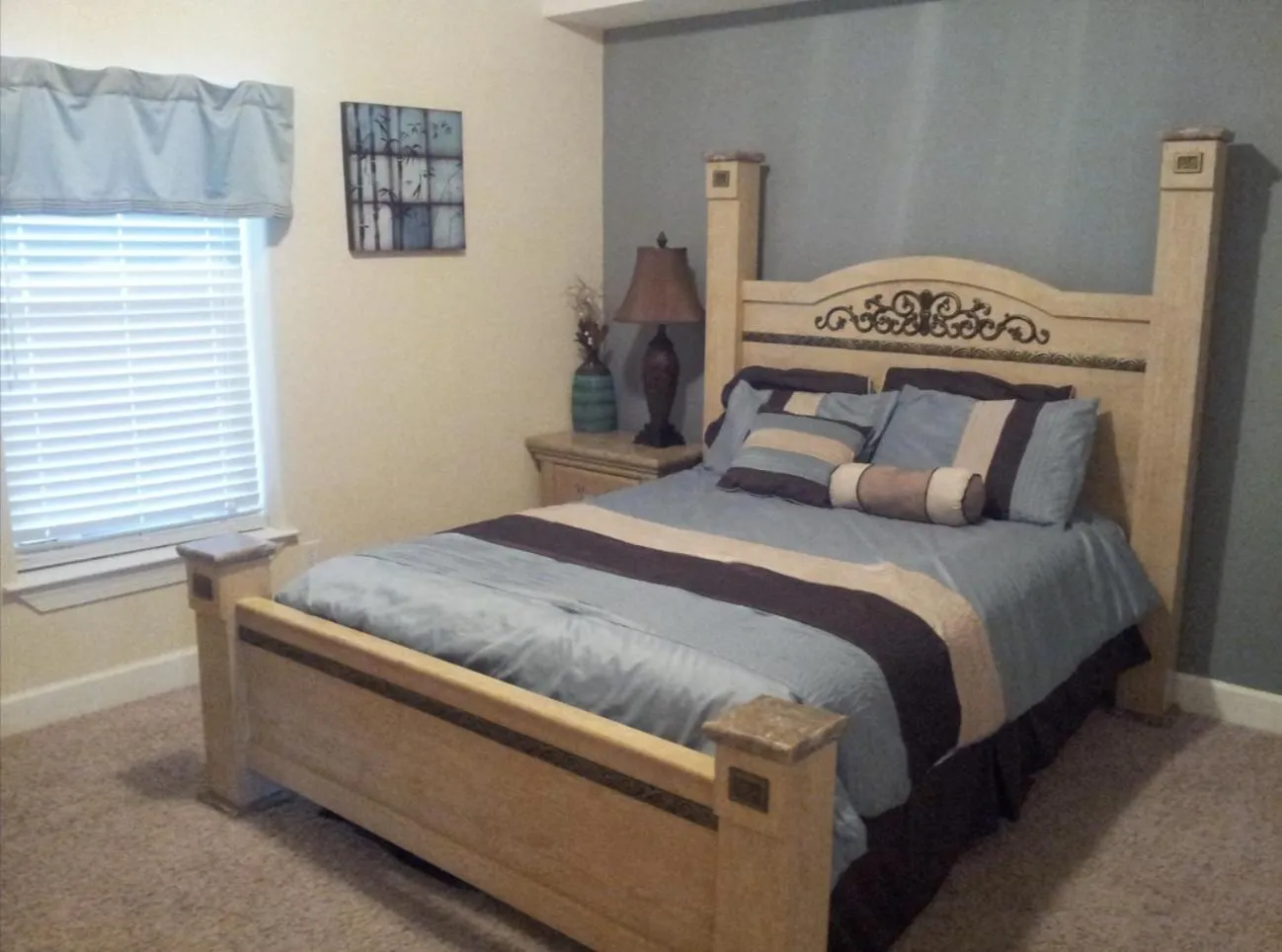 Bed in Tropic Winds Condo