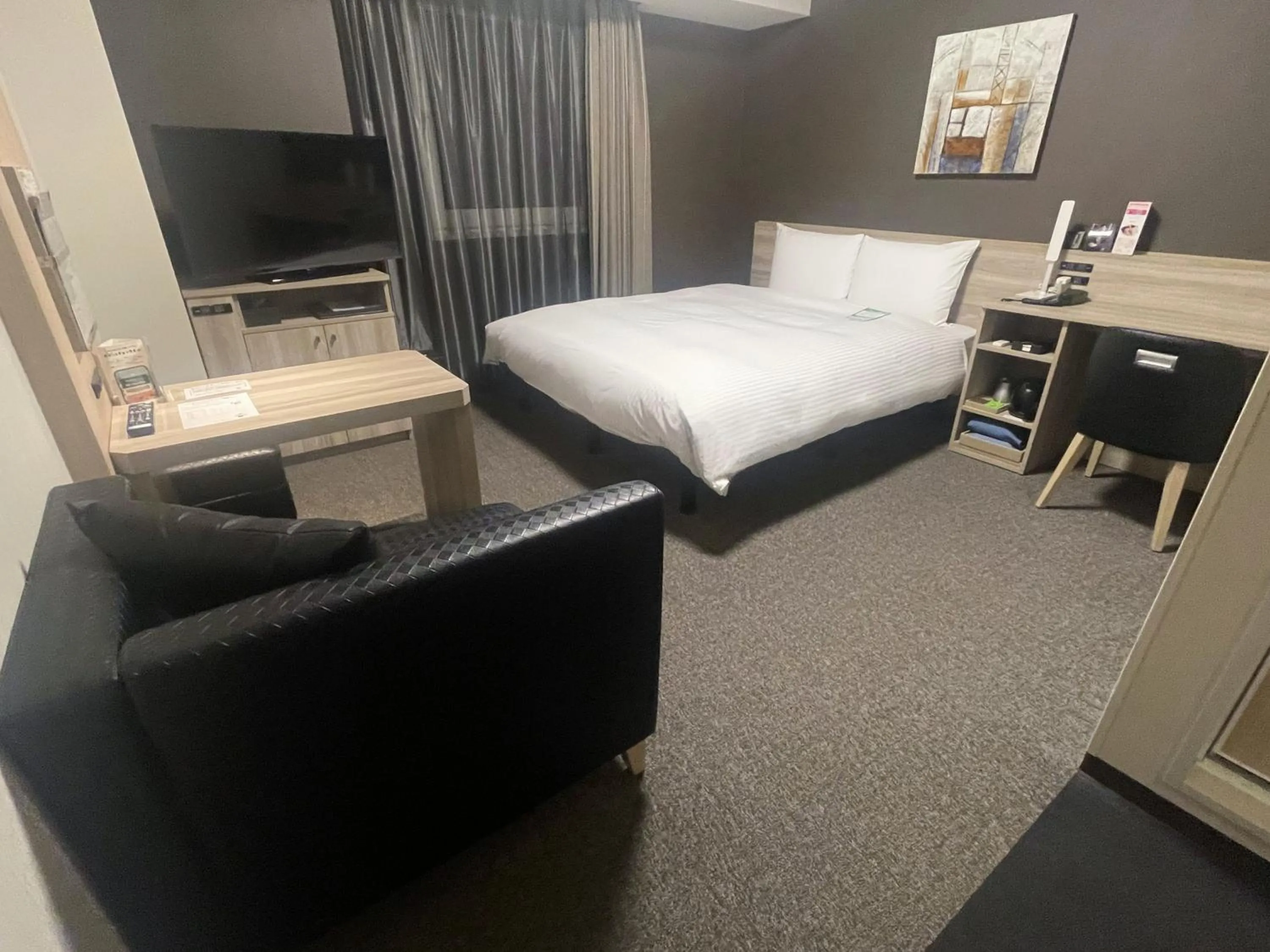 Photo of the whole room, Bed in Route Inn Grantia Tokai Spa&Relaxation