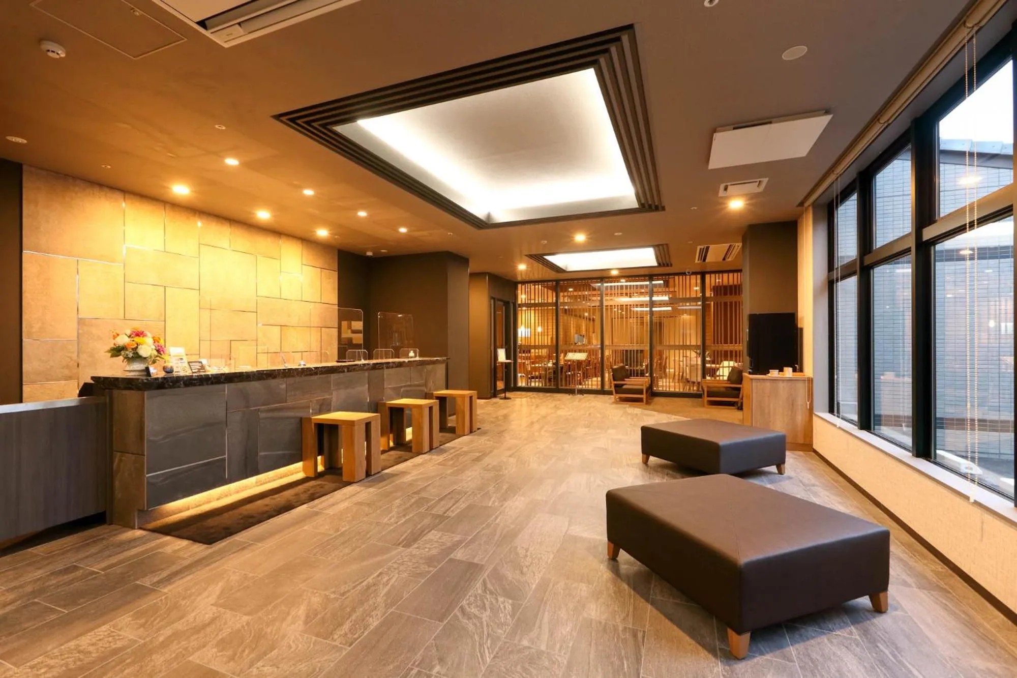 Lobby or reception in Route Inn Grantia Tokai Spa&Relaxation