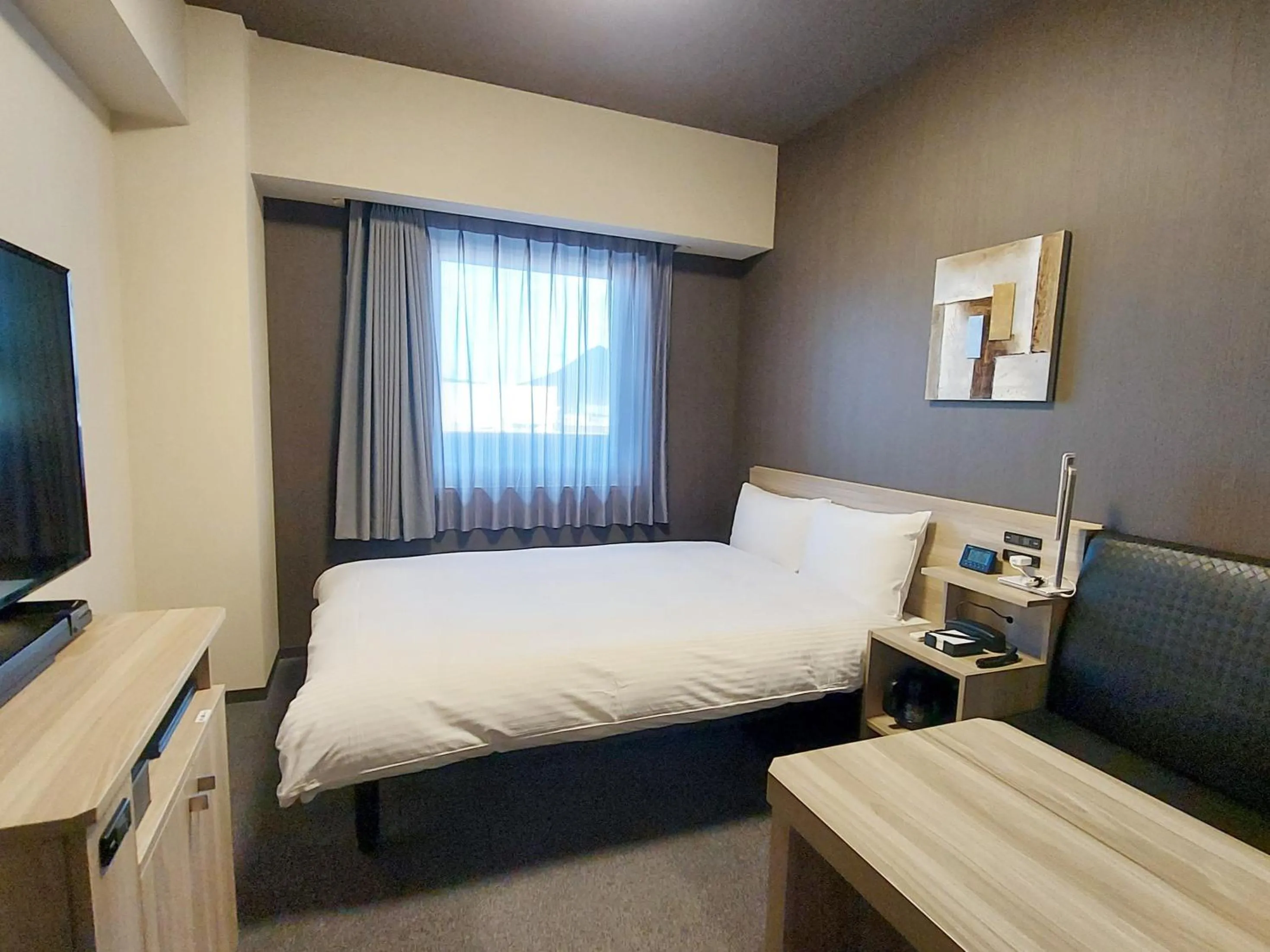 Photo of the whole room, Bed in Hotel Route Inn Kusatsu Ritto -Ritto Inter Kokudo 1 gou-