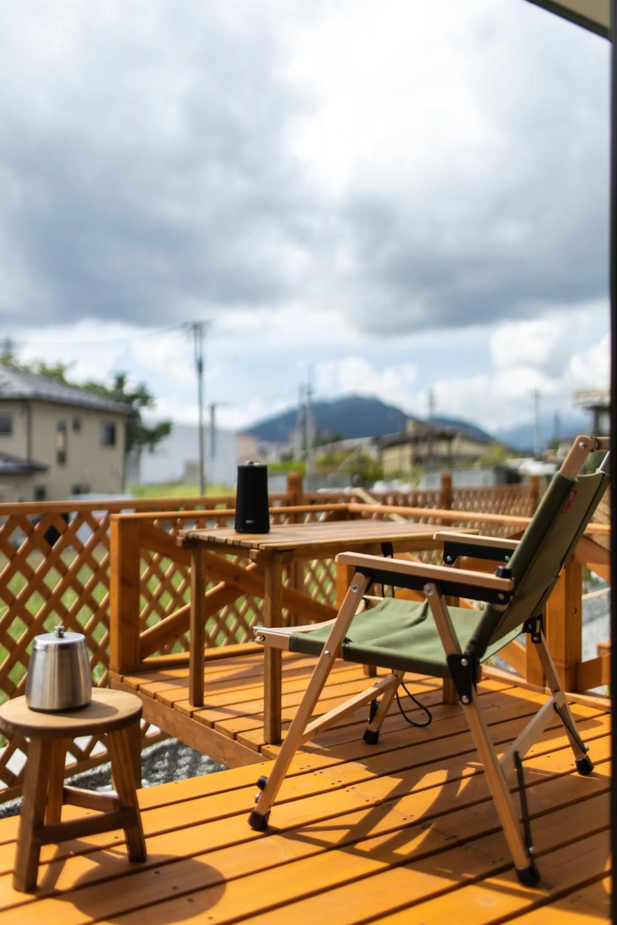 Balcony/Terrace in SORAPIA Villa Mt.FUJI Front