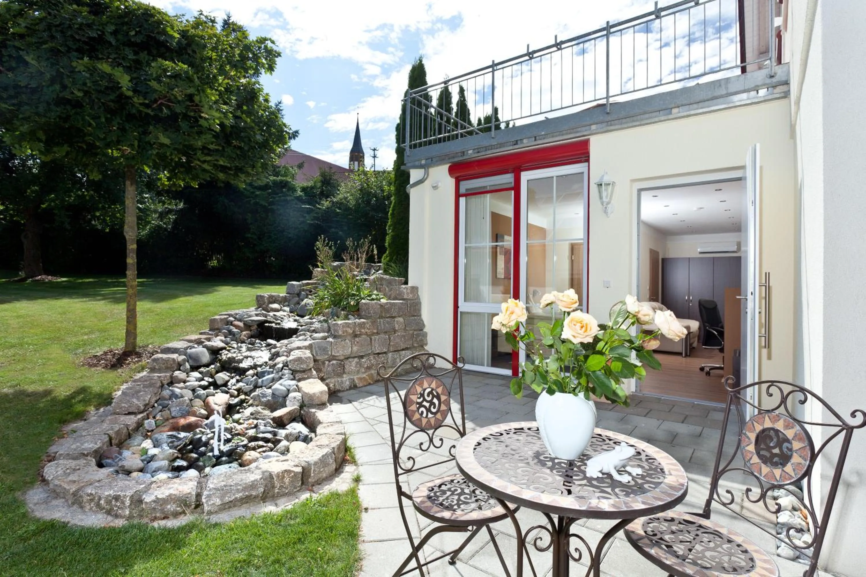 Balcony/Terrace in Engelhard Das Landhotel Garni
