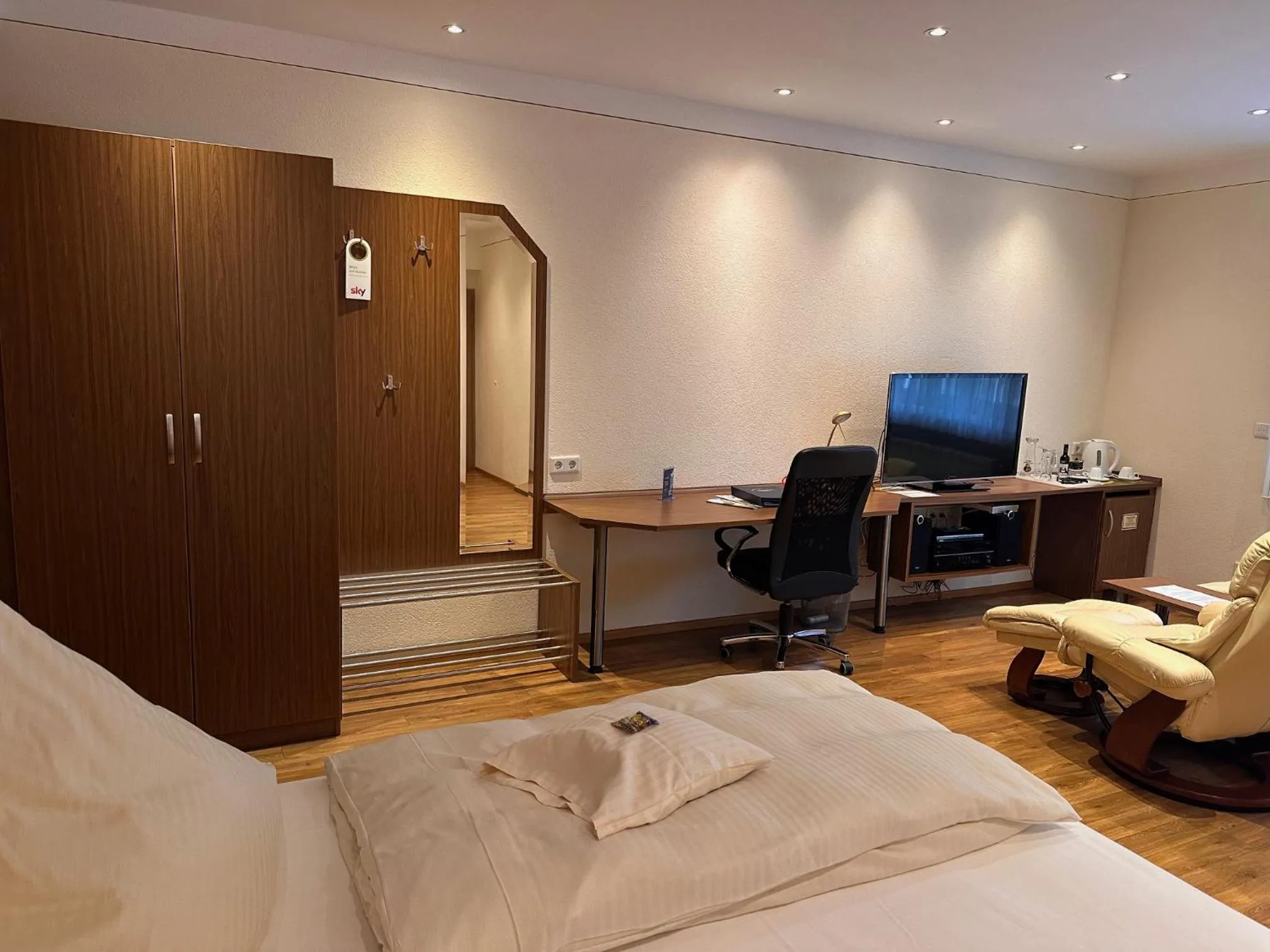 Bed in Engelhard Das Landhotel Garni