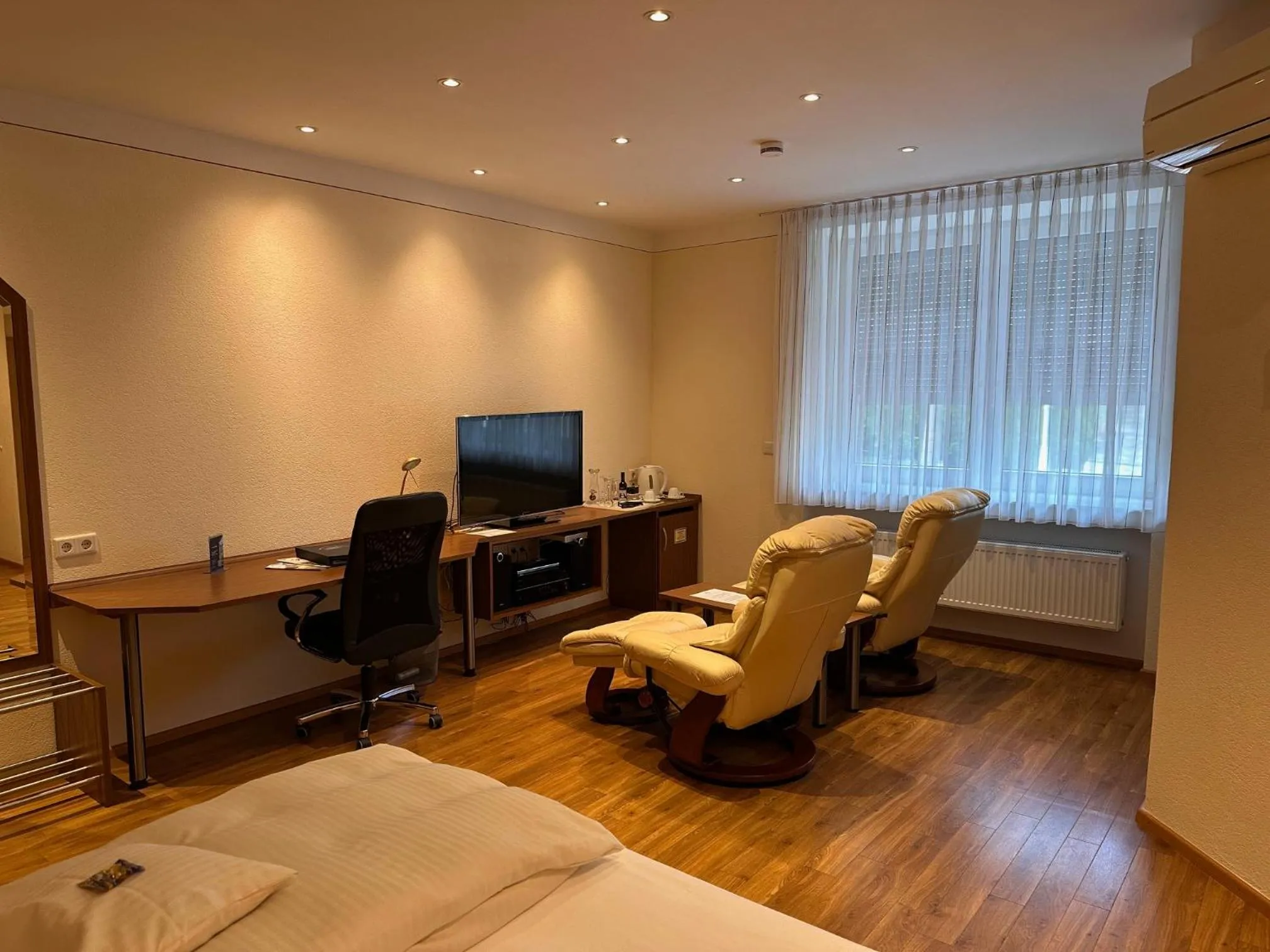 Bed in Engelhard Das Landhotel Garni