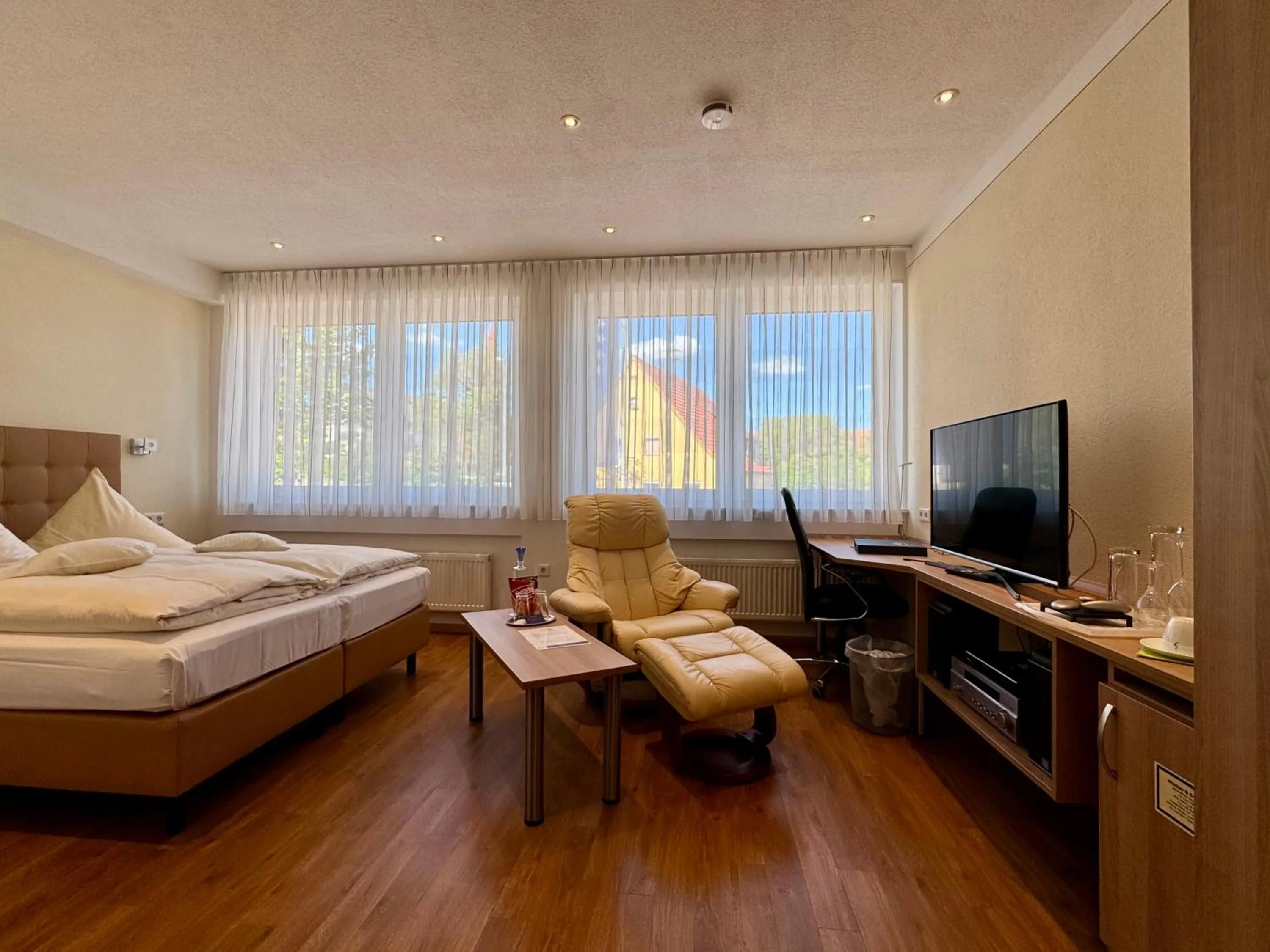 Bed in Engelhard Das Landhotel Garni