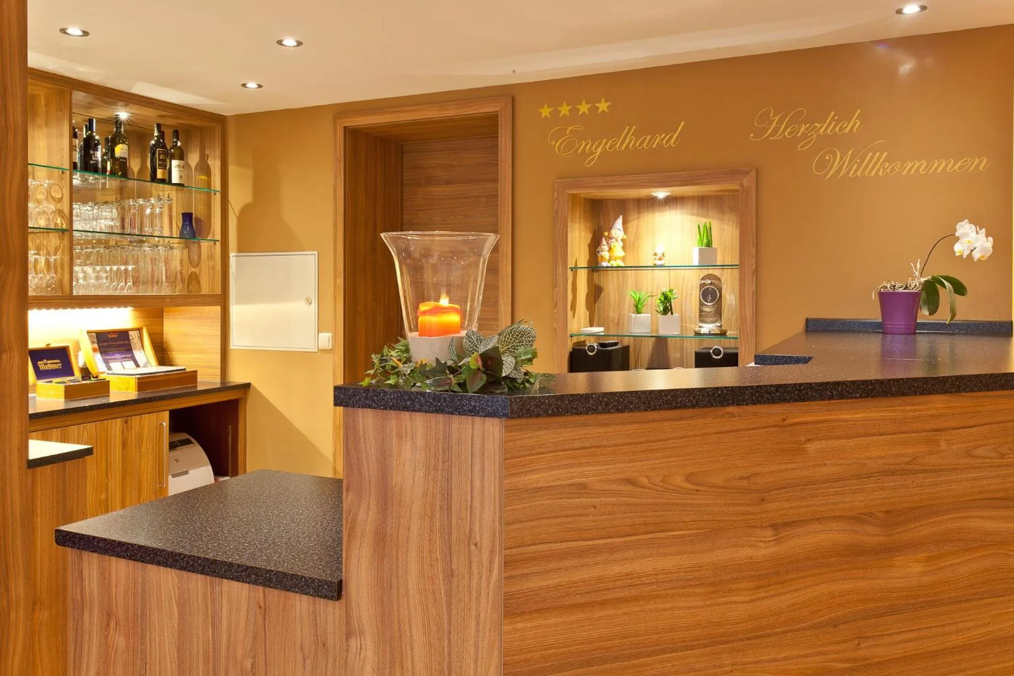 Lobby or reception in Engelhard Das Landhotel Garni