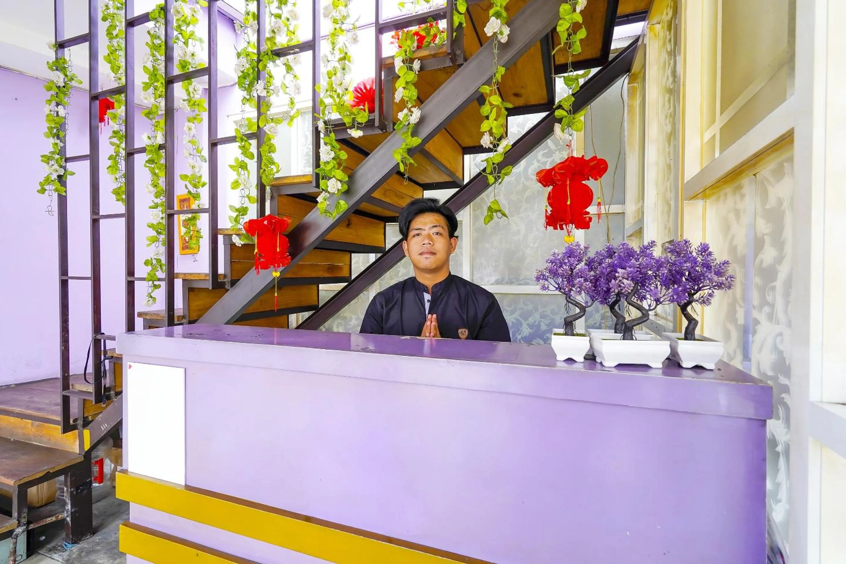 Lobby or reception in OYO 91299 Violet Guest House