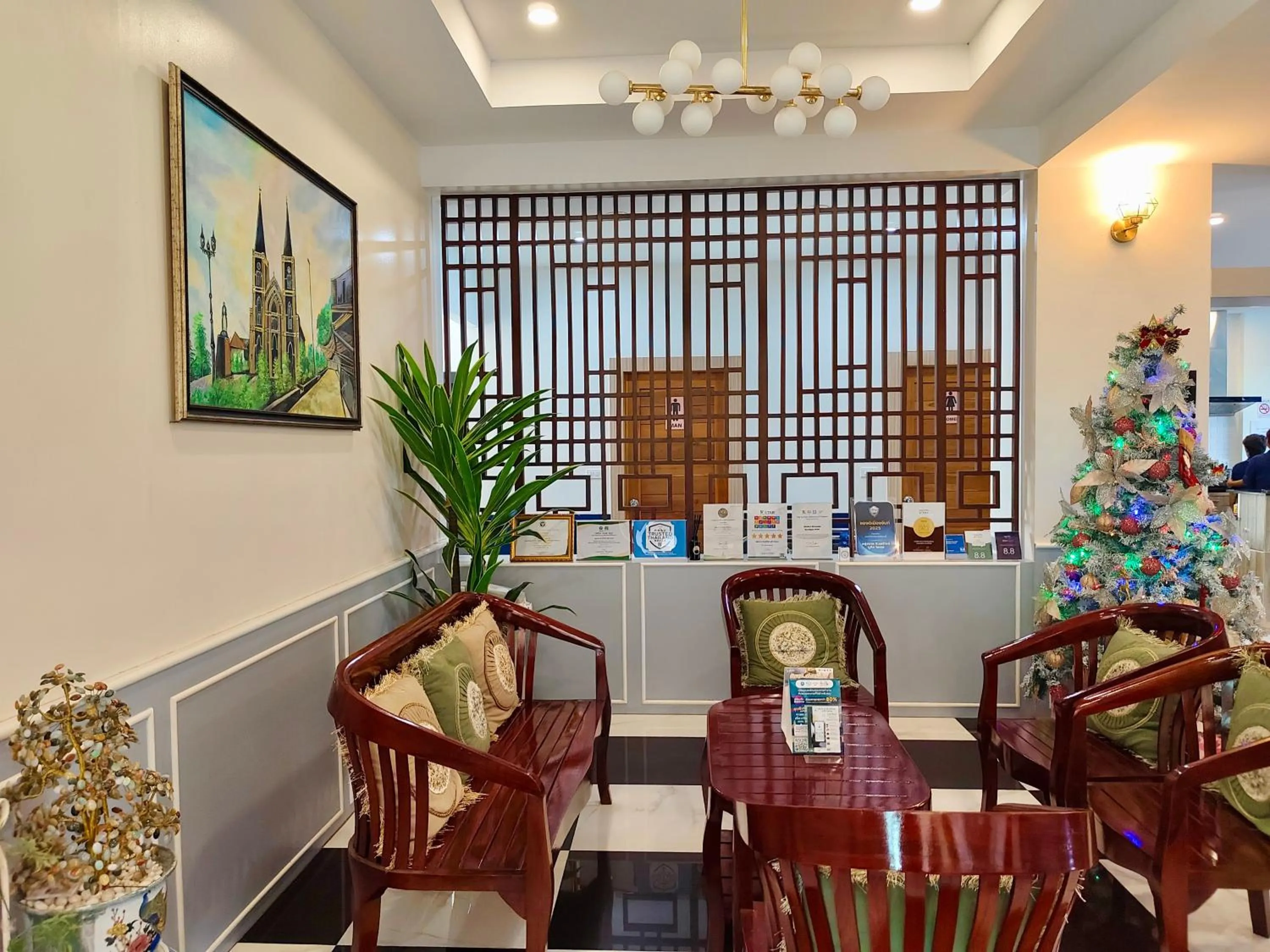 Lobby or reception in USABAI Riverside Boutique Hotel