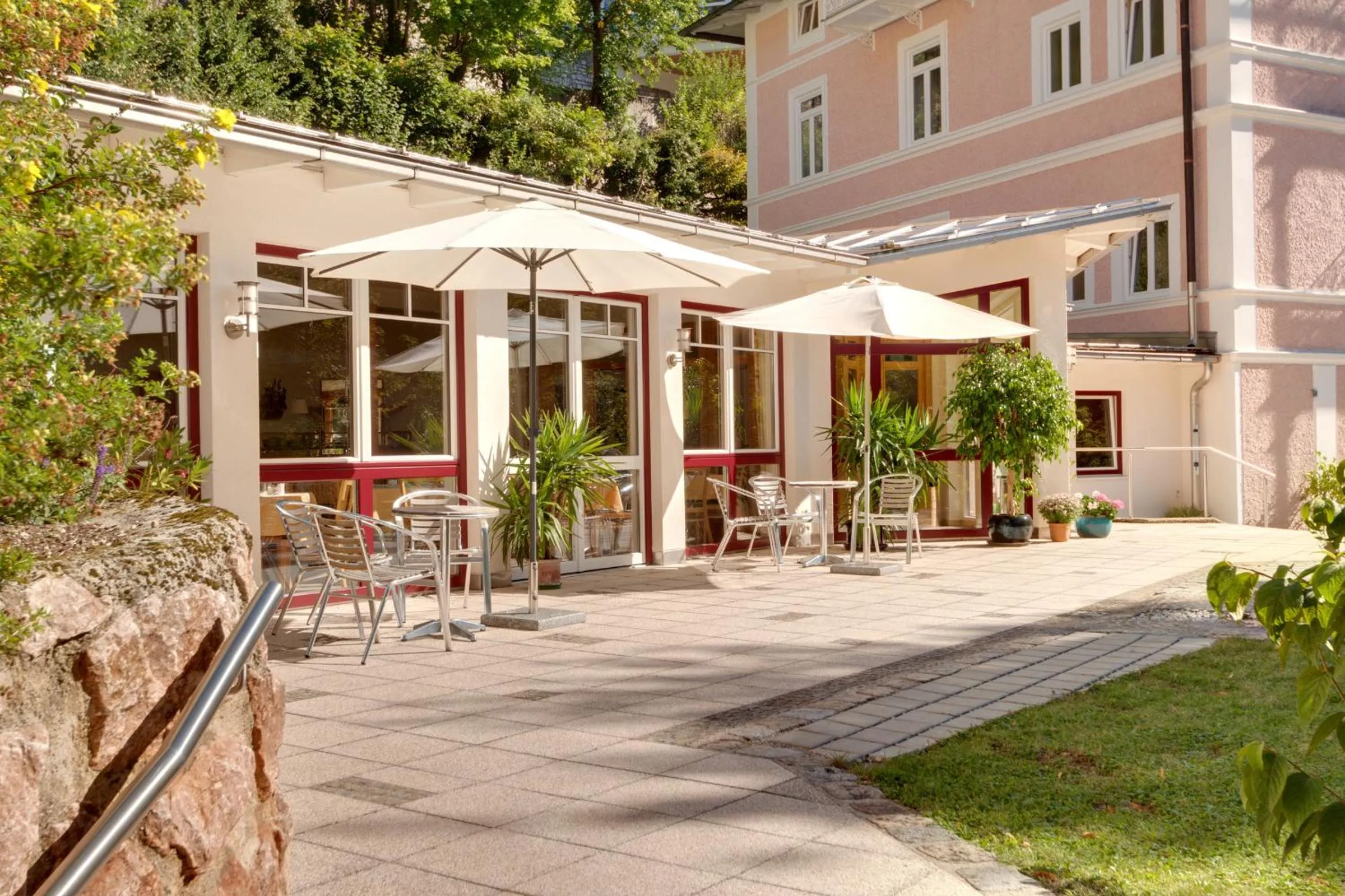 Balcony/Terrace in Hotel Bergfried & Schönblick