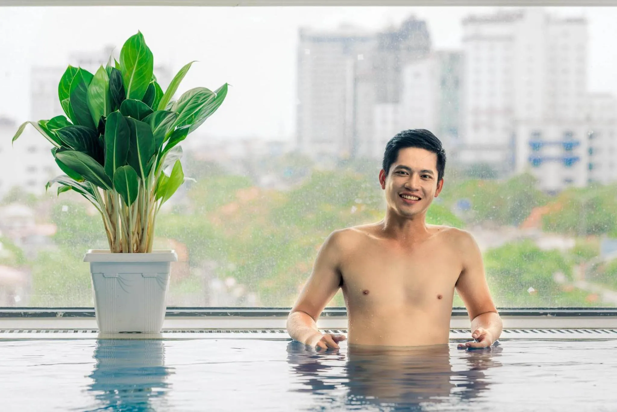 Swimming pool in THE SHINE HOTEL