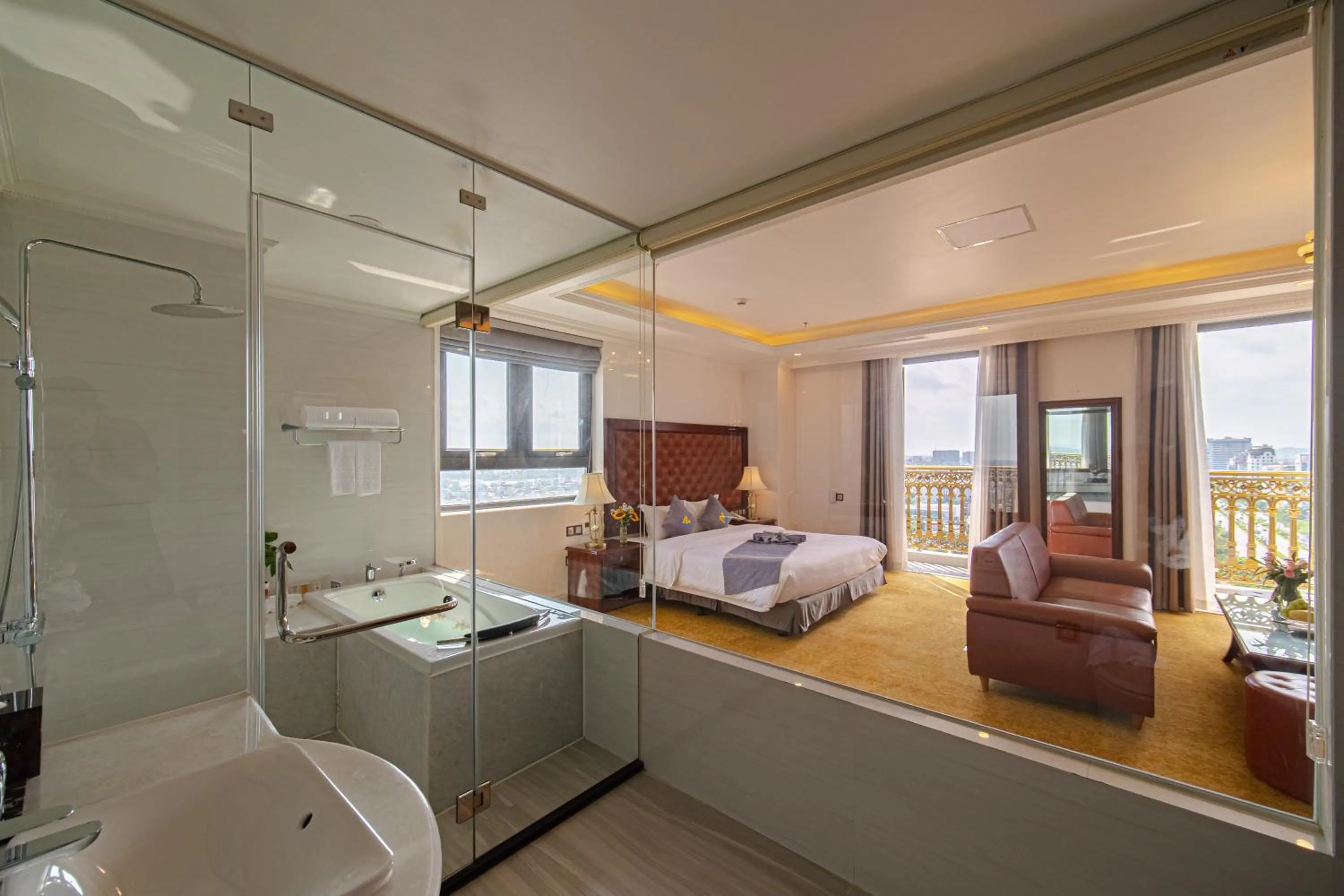 Photo of the whole room, Bed in THE SHINE HOTEL