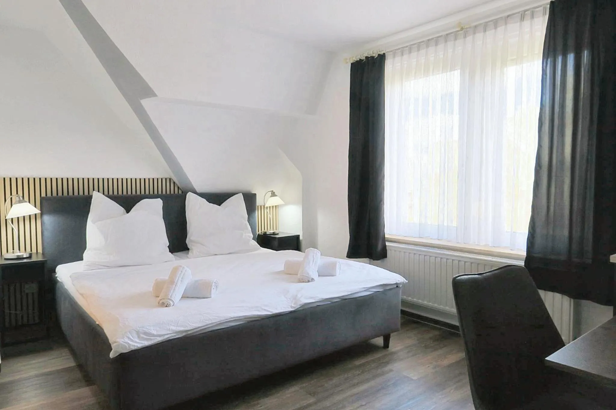 Bed in Hotel Marina