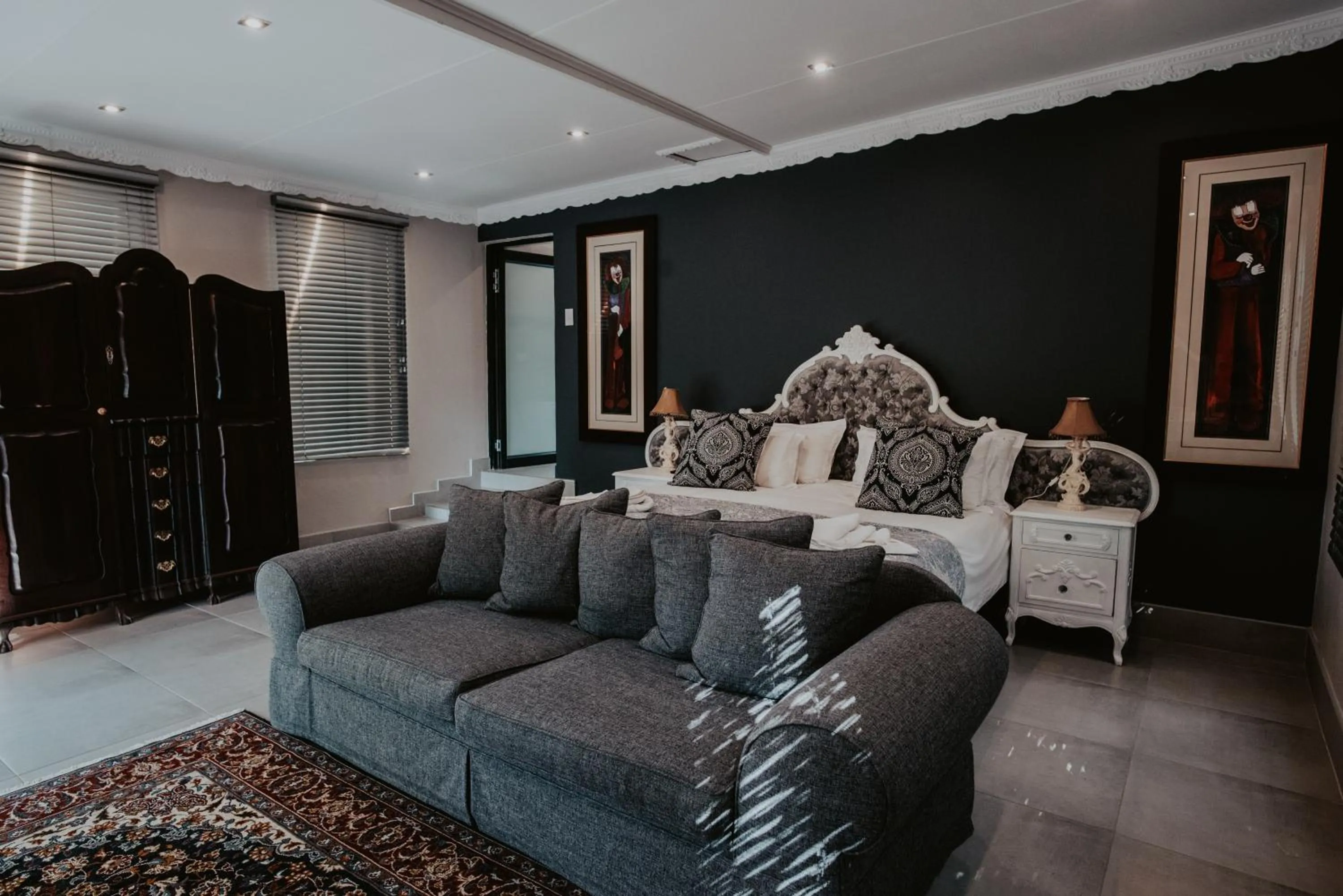 Seating area in Le Grant Guesthhouse