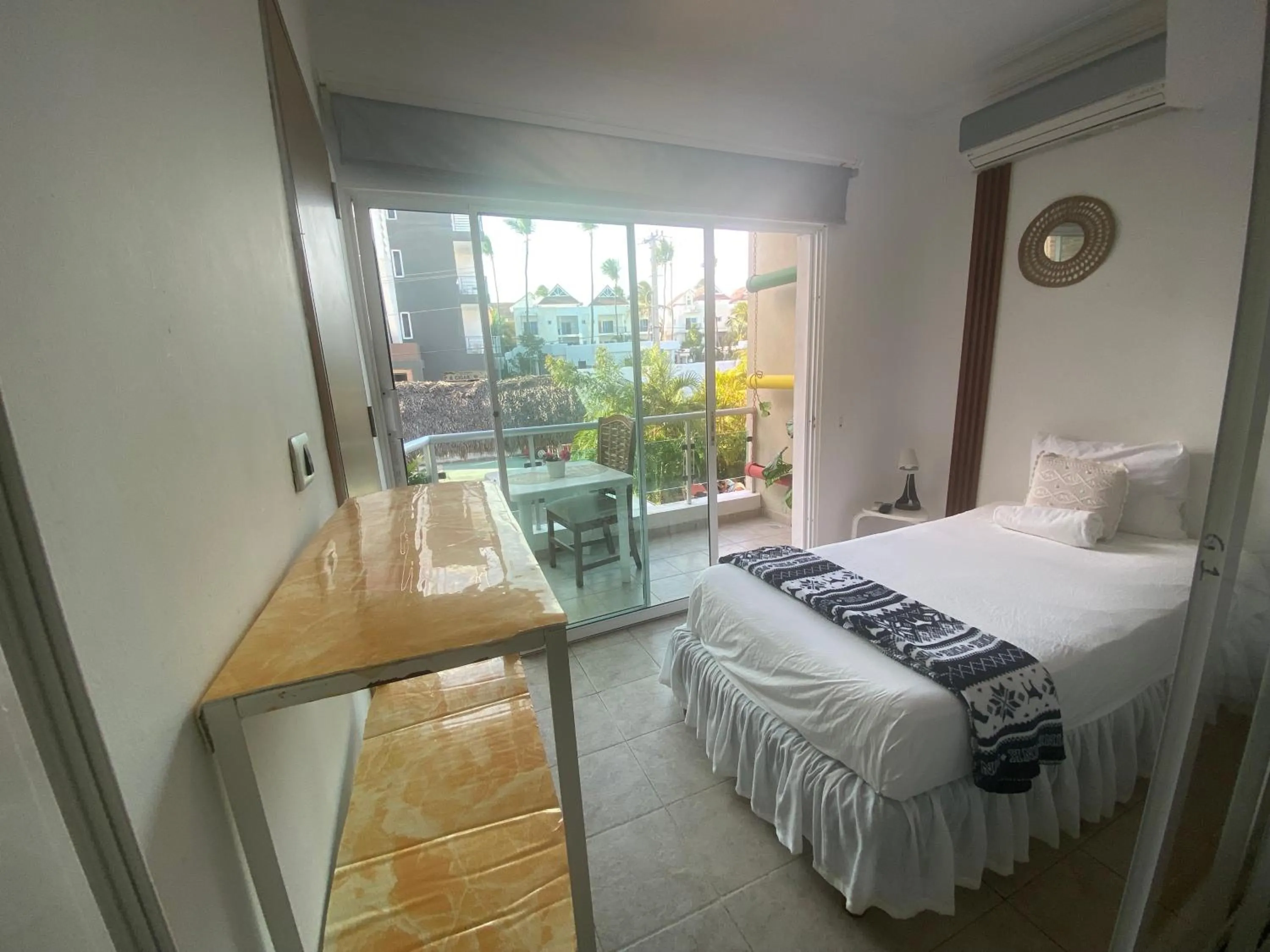 Bed in Hotel Las Rosas de Punta Cana