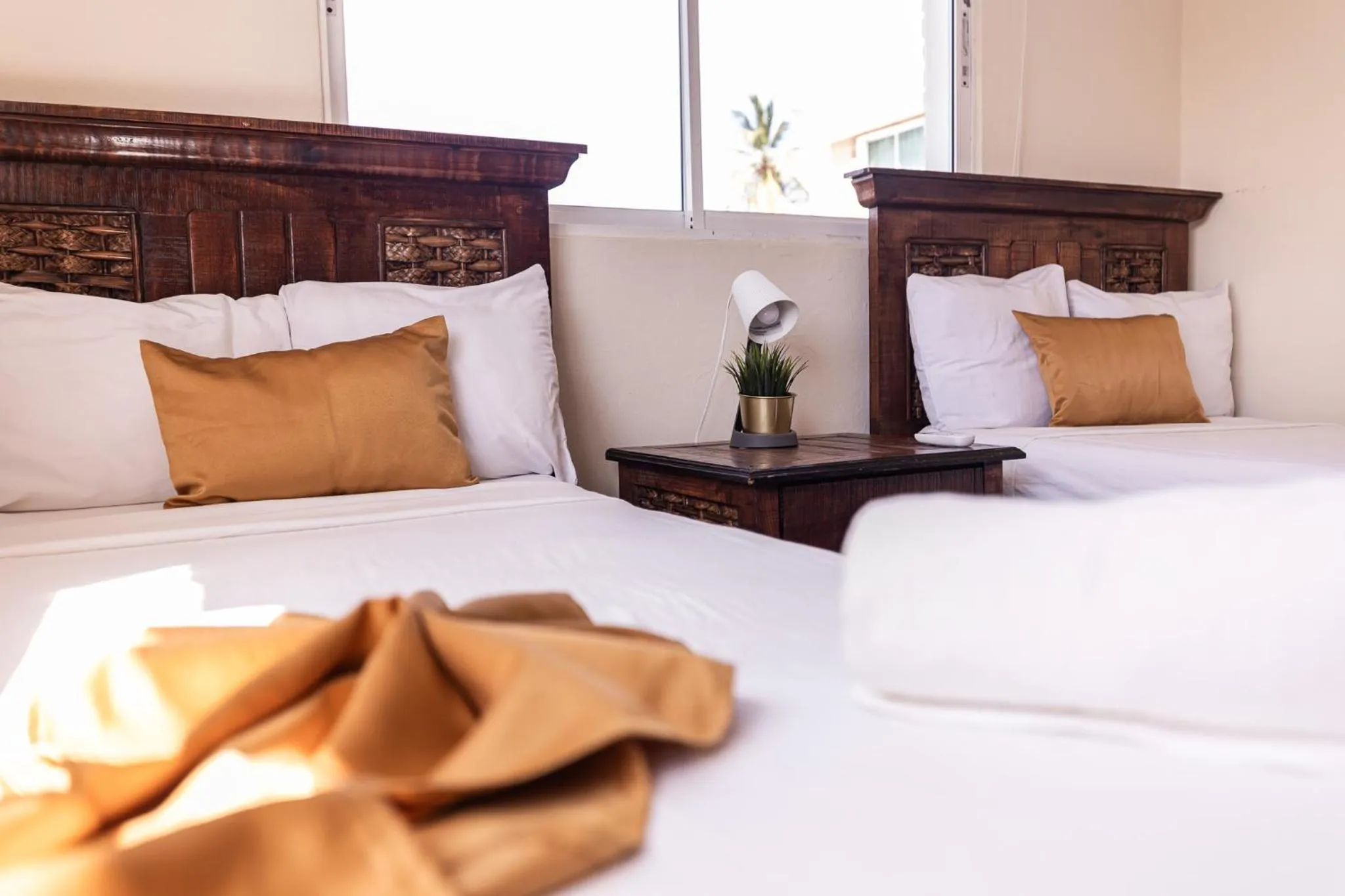 Bed in Hotel Las Rosas de Punta Cana