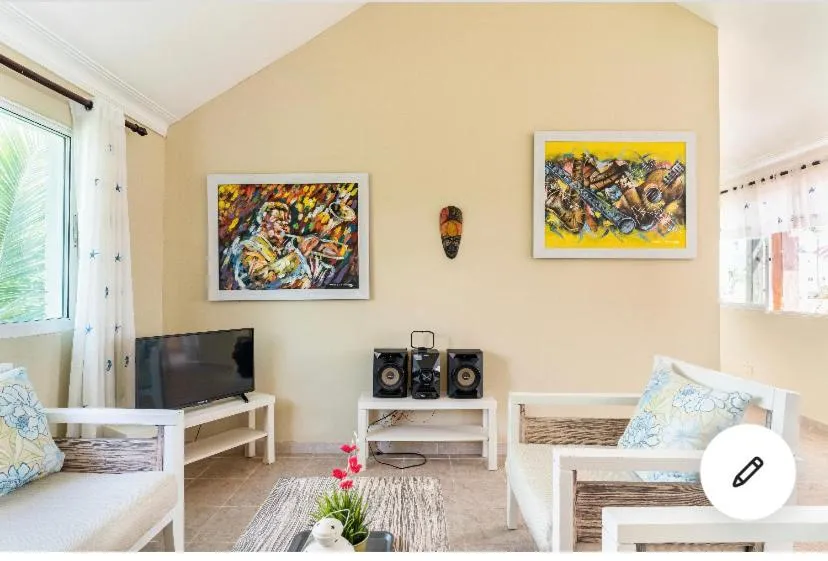 Living room in Hotel Las Rosas de Punta Cana