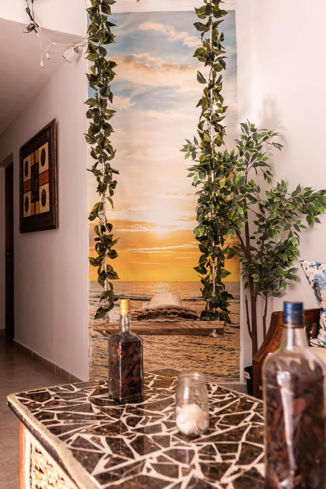 Decorative detail in Hotel Las Rosas de Punta Cana