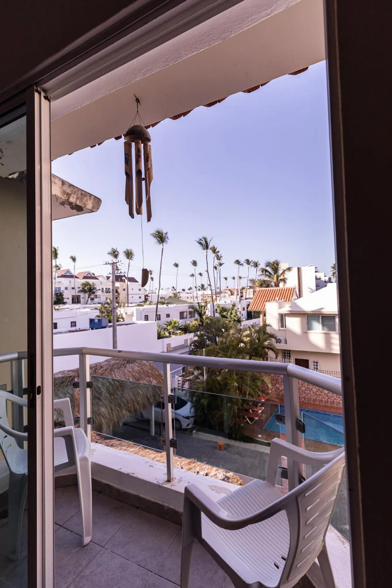 Pool view in Hotel Las Rosas de Punta Cana