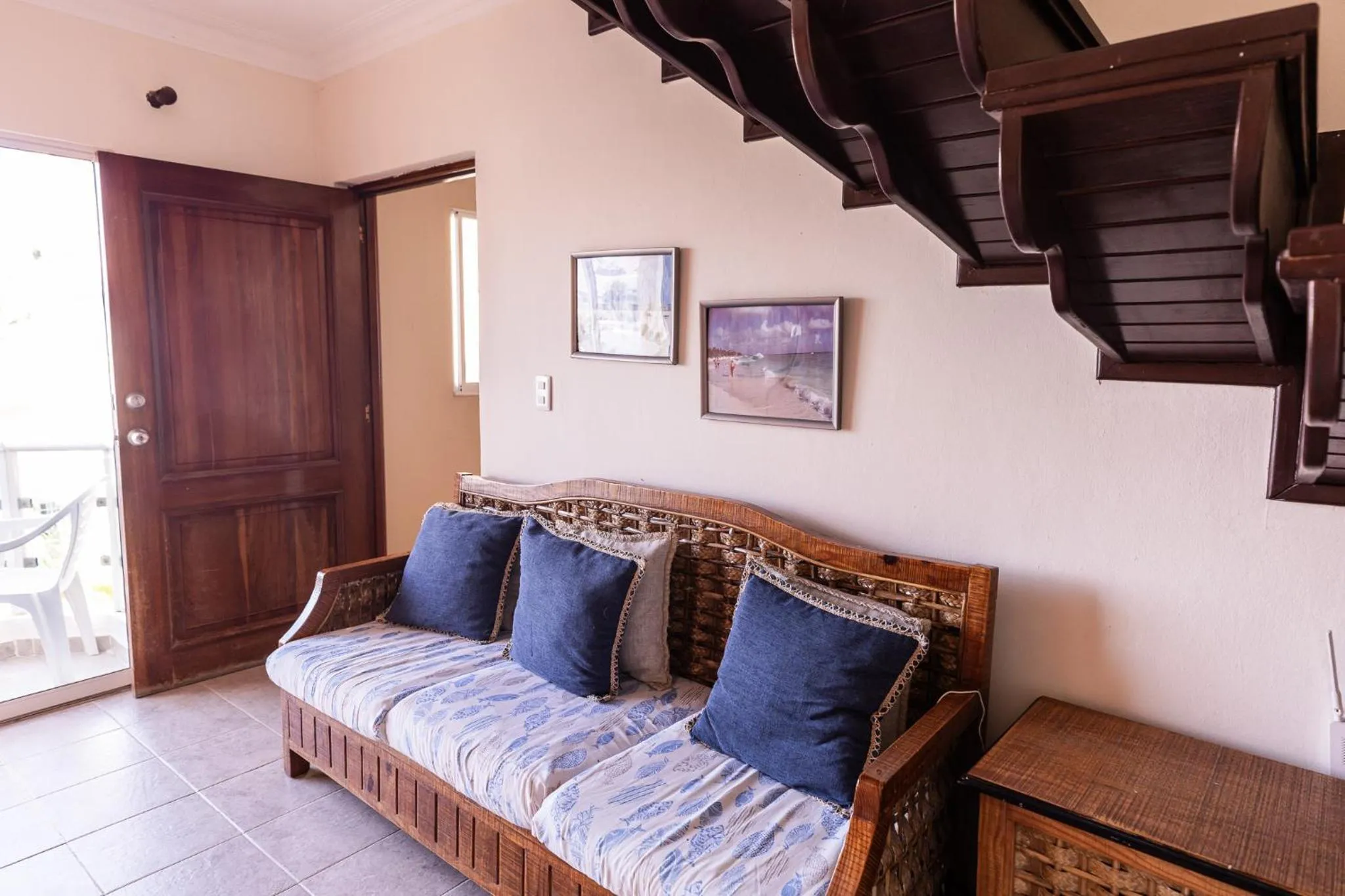 Seating area in Hotel Las Rosas de Punta Cana