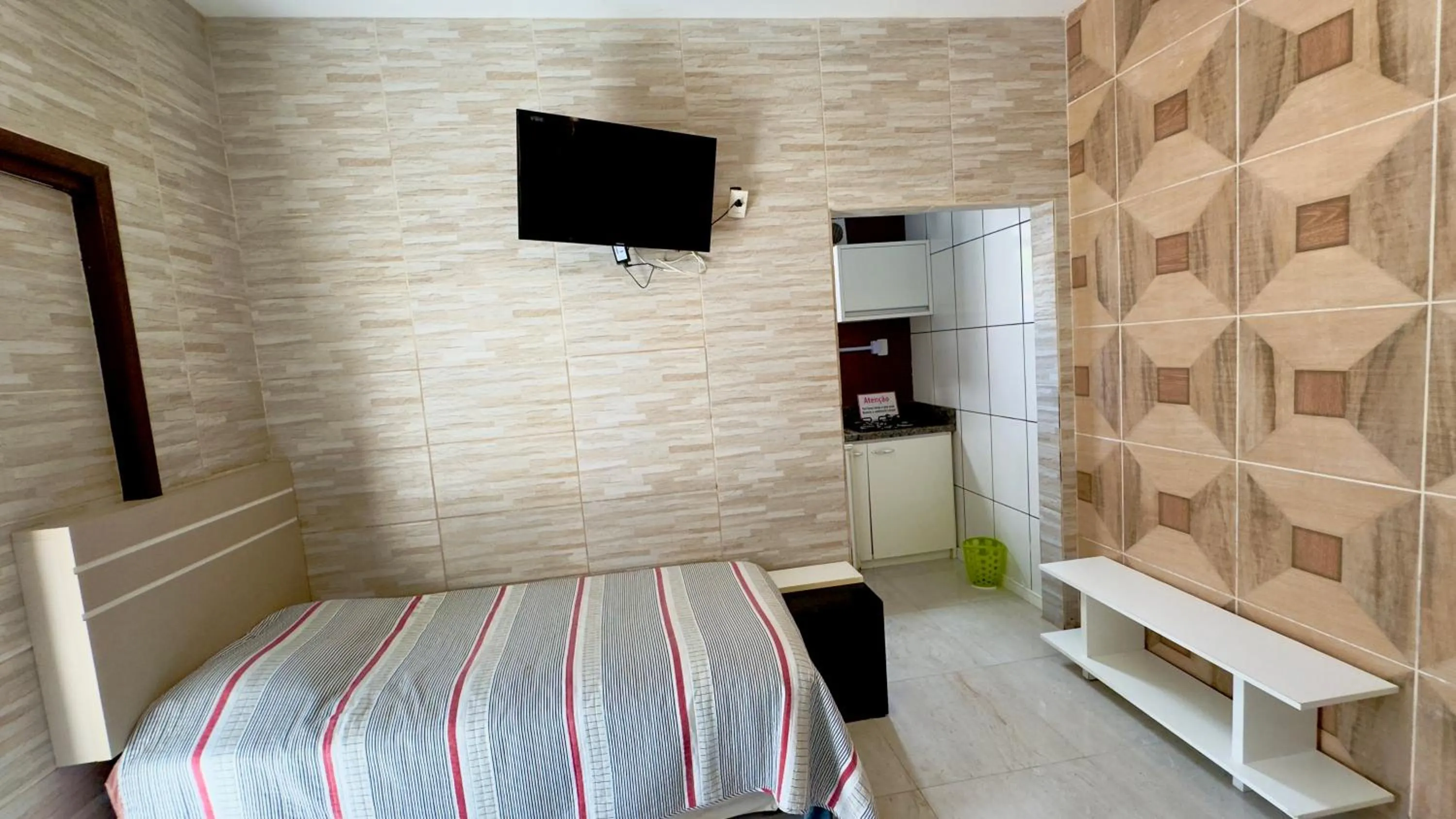 Bed in Hotel das Palmas