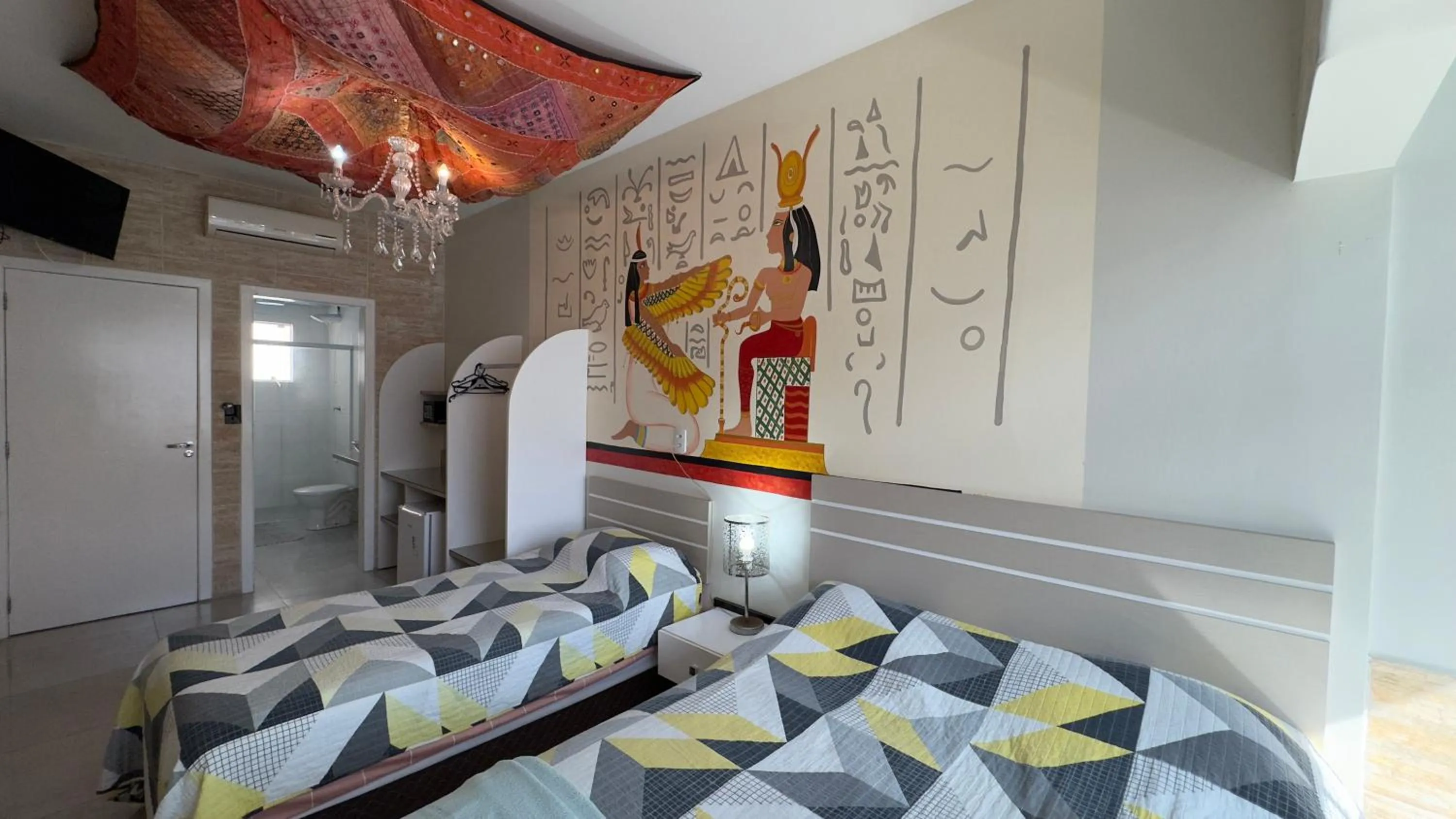 Bed in Hotel das Palmas