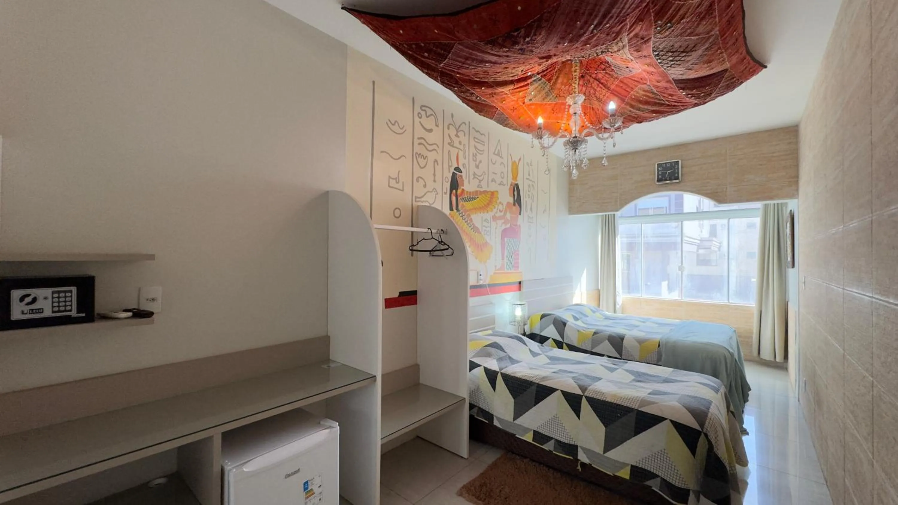 Bed in Hotel das Palmas